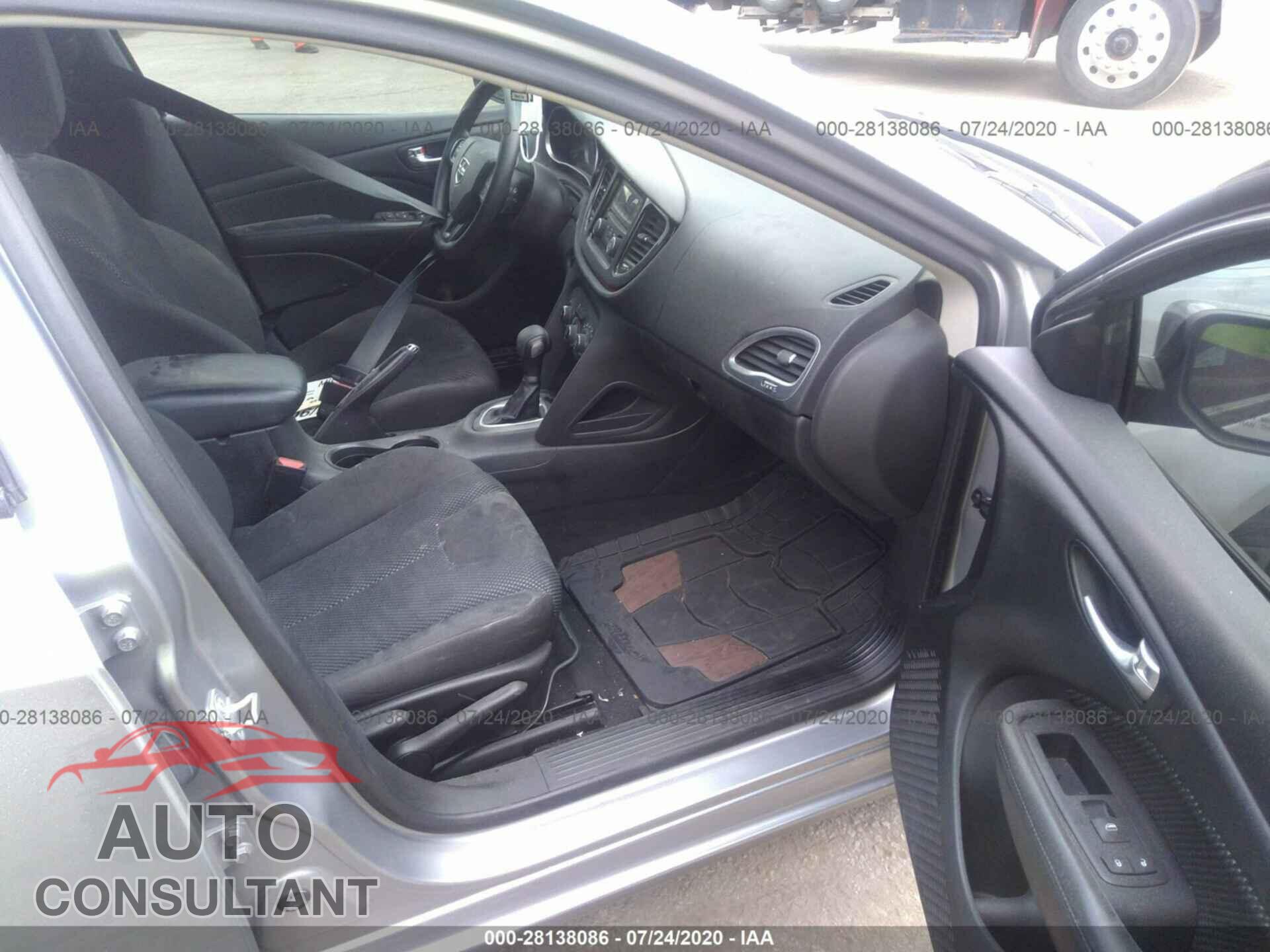 DODGE DART 2016 - 1C3CDFAA2GD541022