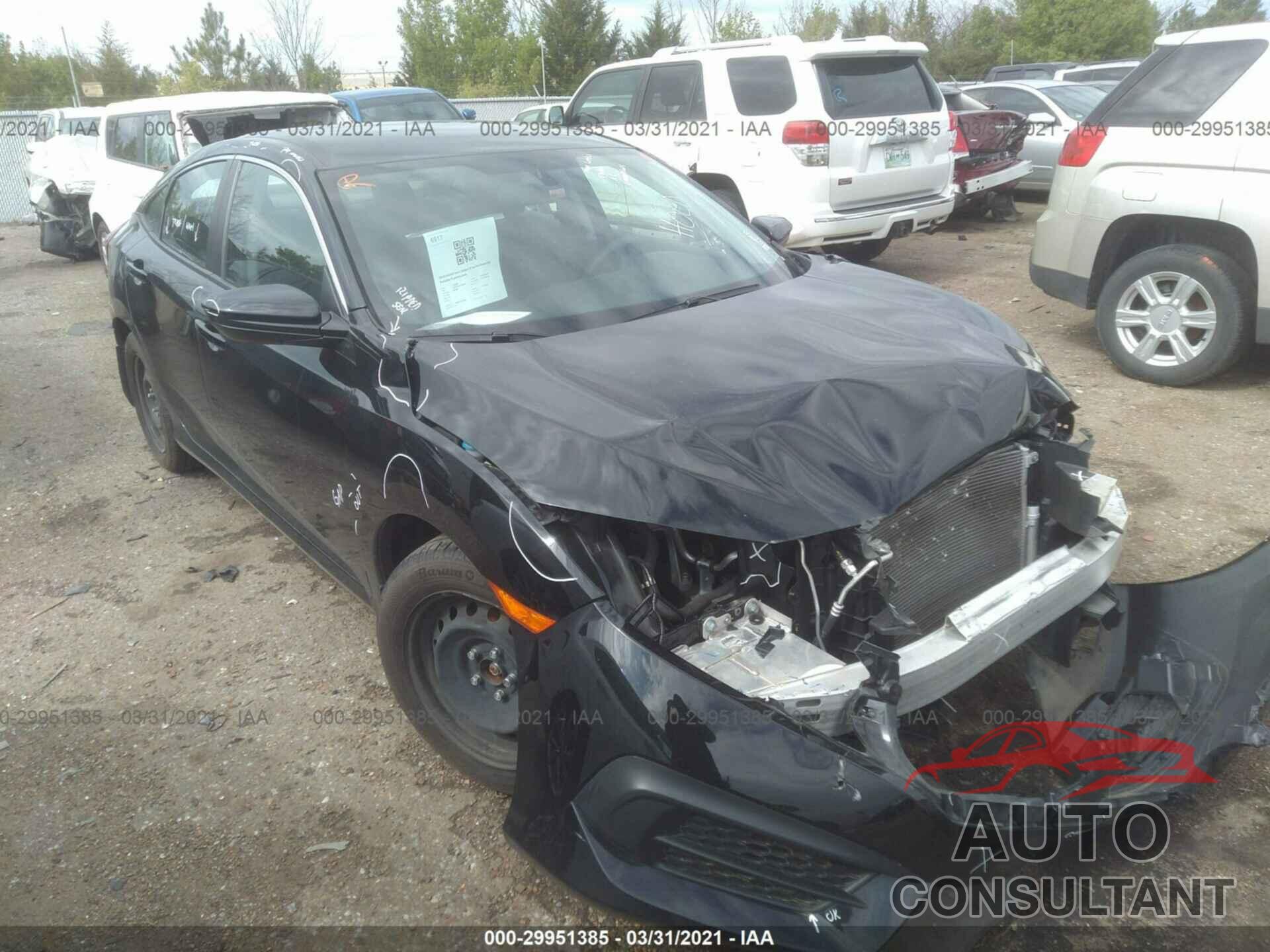 HONDA CIVIC SEDAN 2018 - 2HGFC2F56JH582037