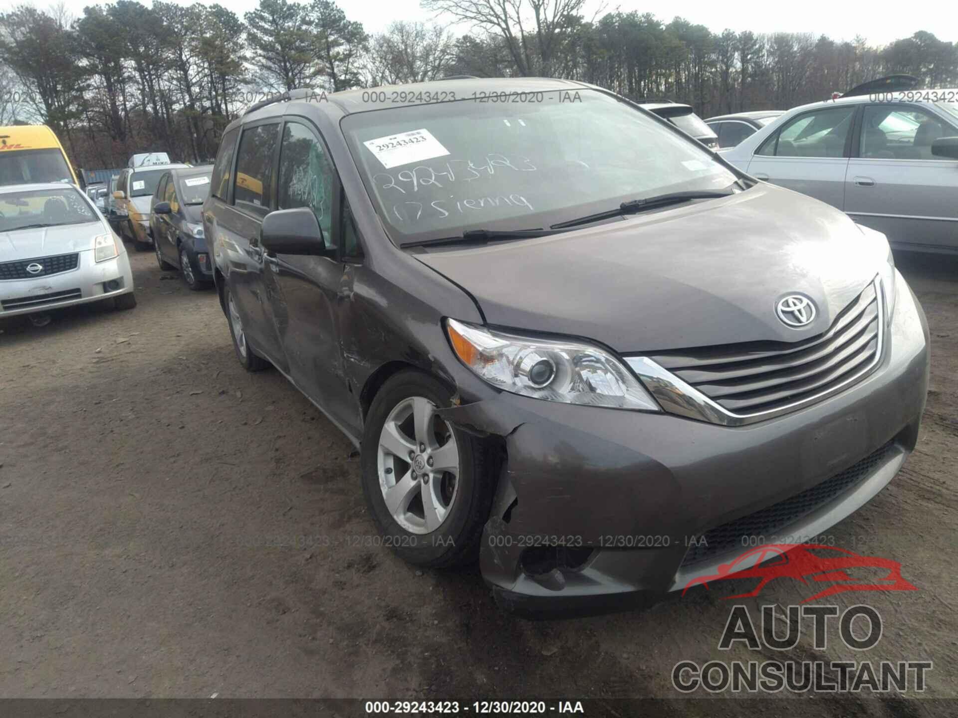 TOYOTA SIENNA 2017 - 5TDKZ3DC9HS821420