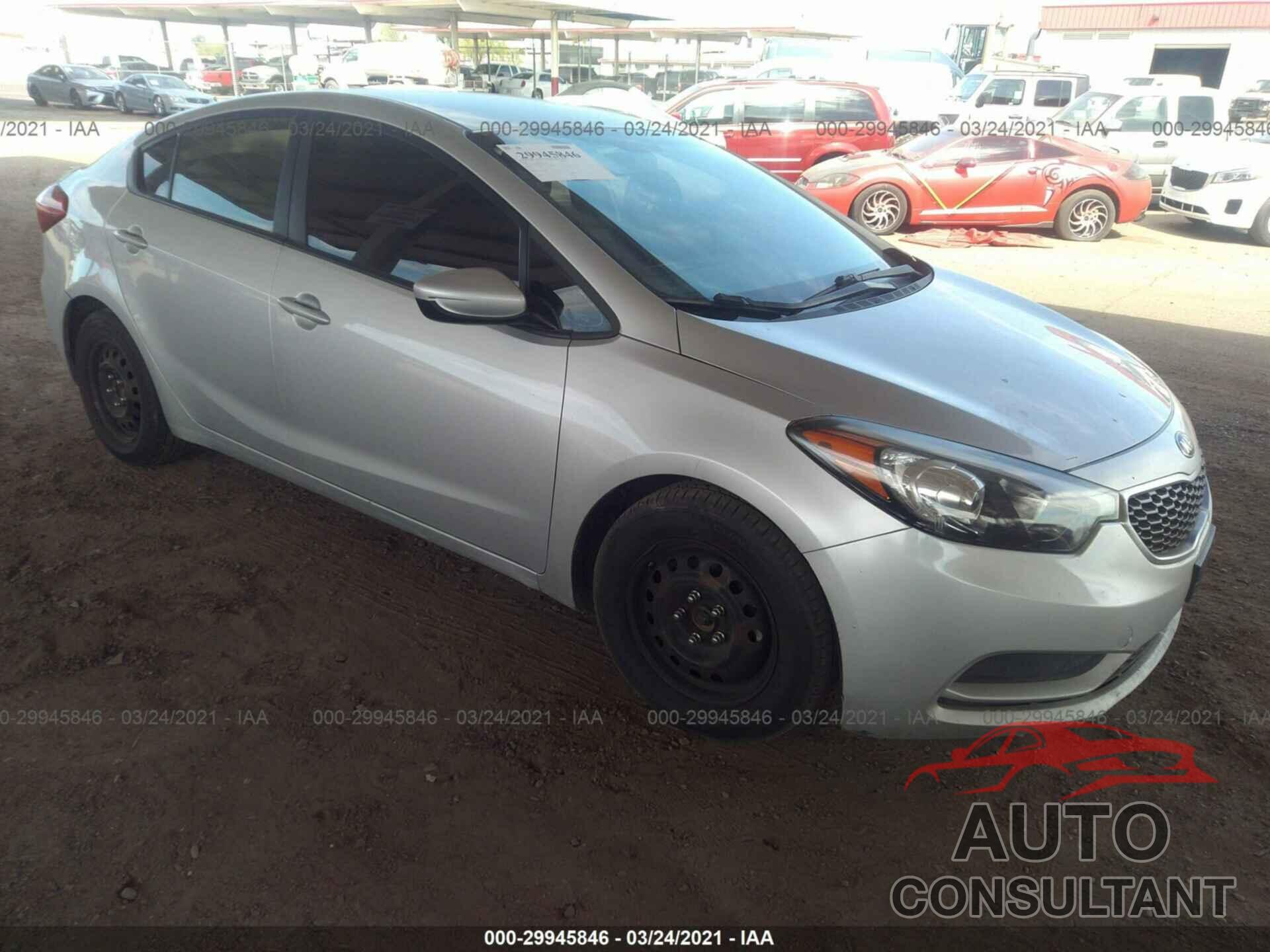 KIA FORTE 2016 - KNAFK4A64G5519917
