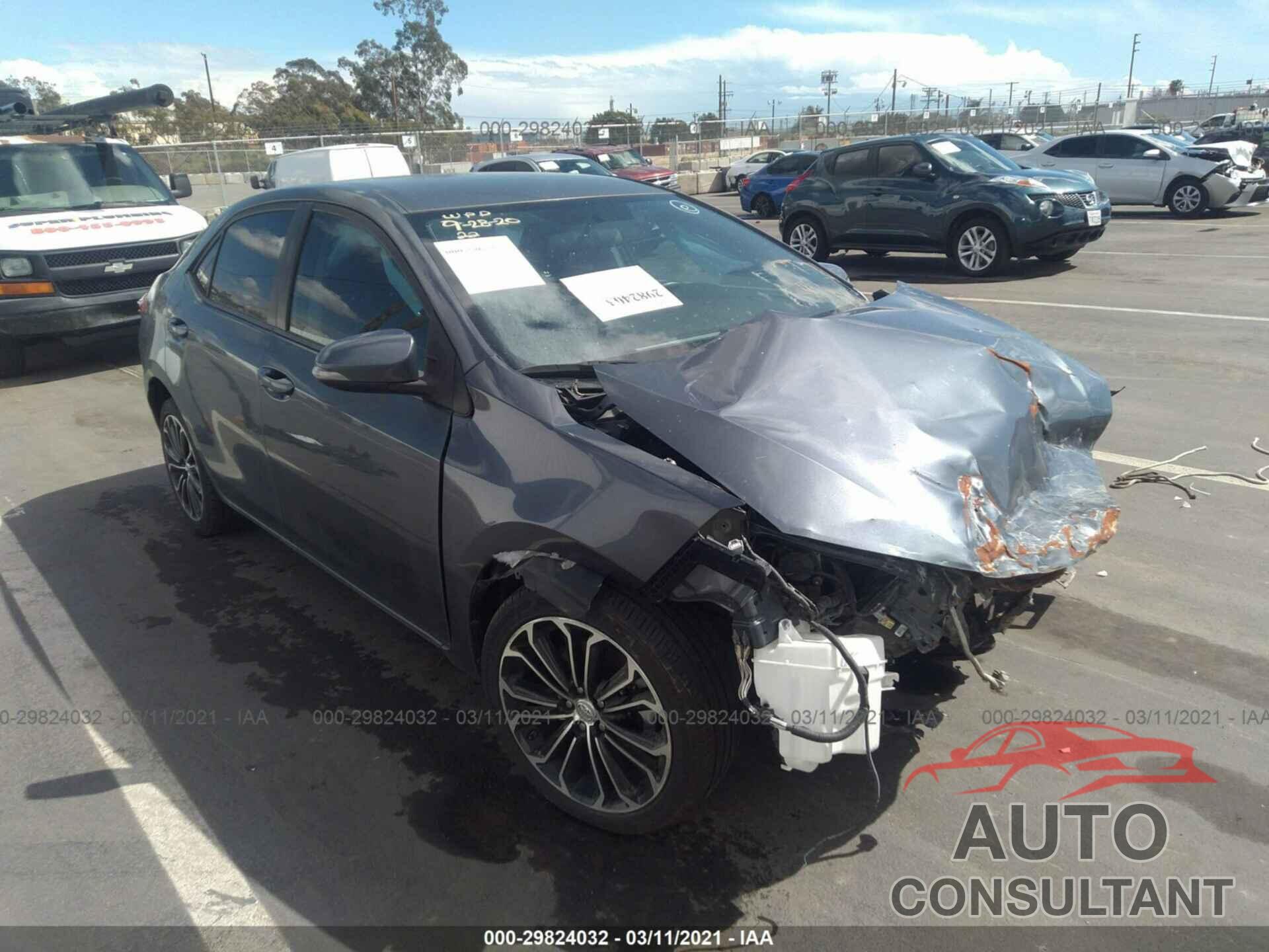 TOYOTA COROLLA 2015 - 5YFBURHE2FP340718