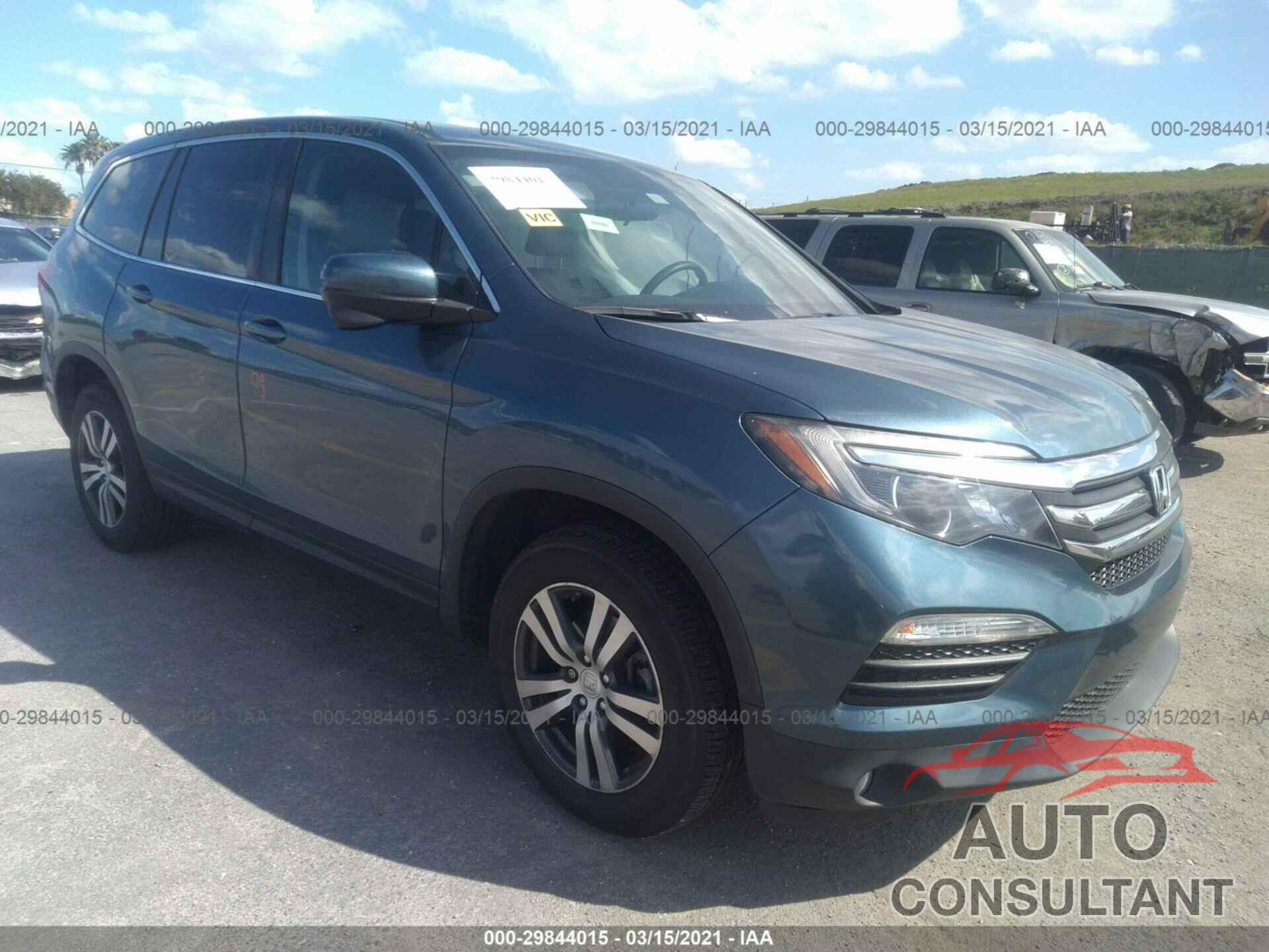 HONDA PILOT 2017 - 5FNYF5H31HB026794