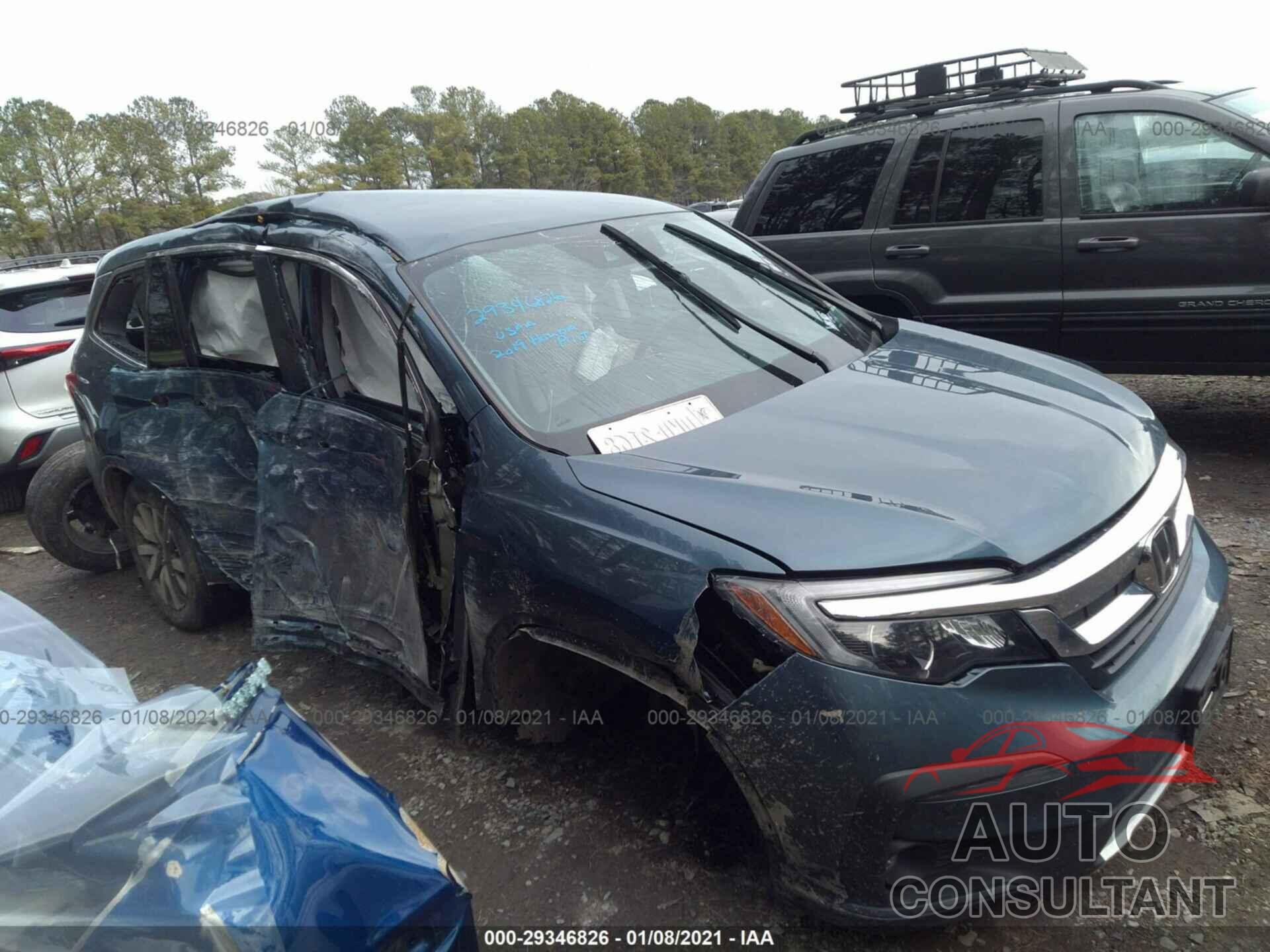 HONDA PILOT 2019 - 5FNYF5H38KB036293