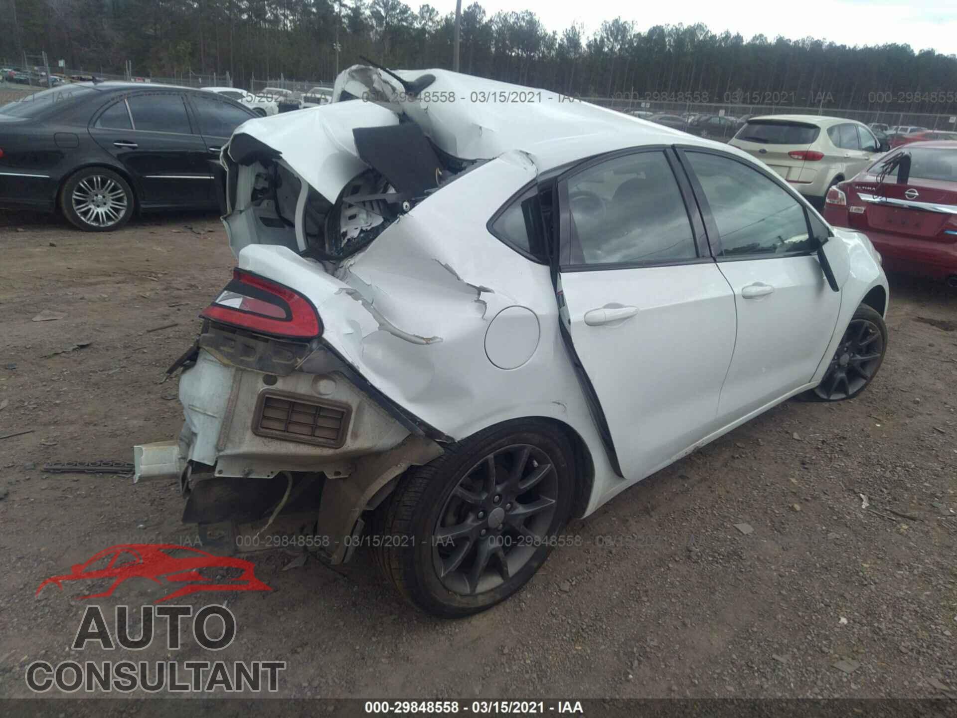 DODGE DART 2016 - 1C3CDFAA8GD515895