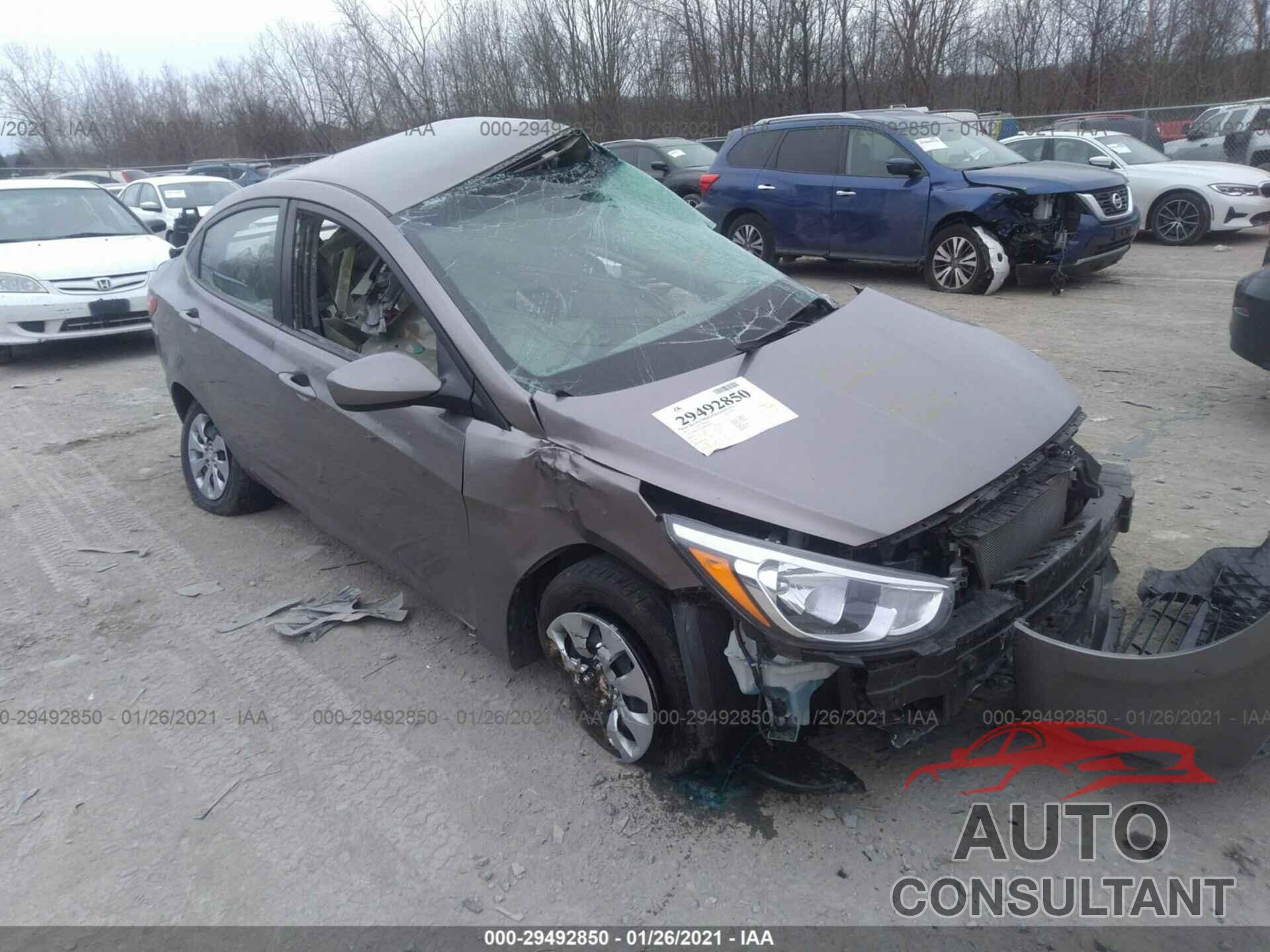 HYUNDAI ACCENT 2017 - KMHCT4AE9HU368201