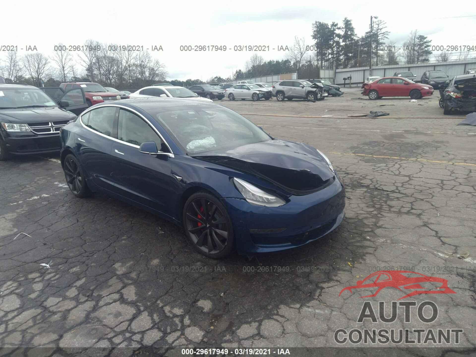 TESLA MODEL 3 2020 - 5YJ3E1EC5LF603121