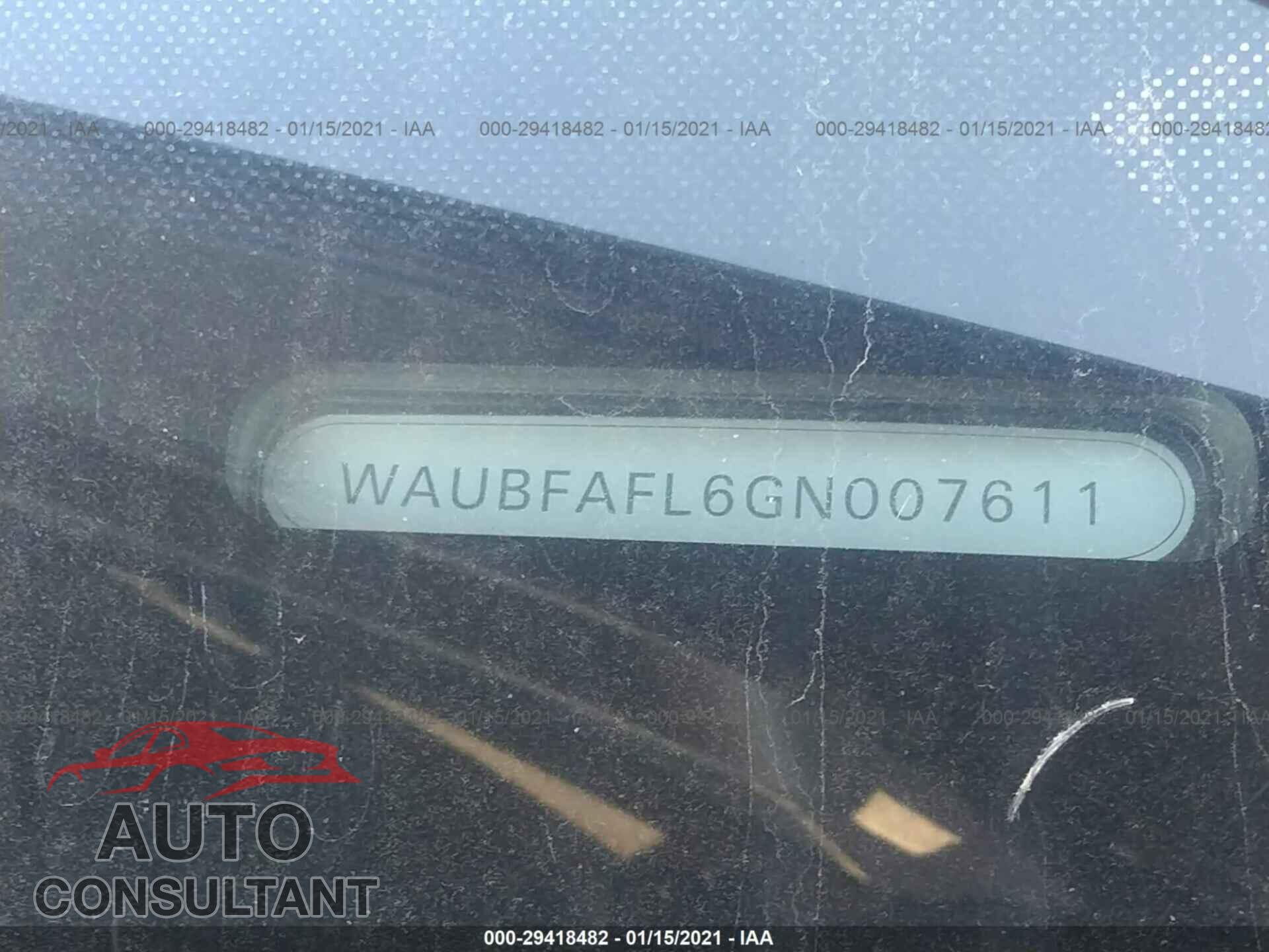AUDI A4 2016 - WAUBFAFL6GN007611