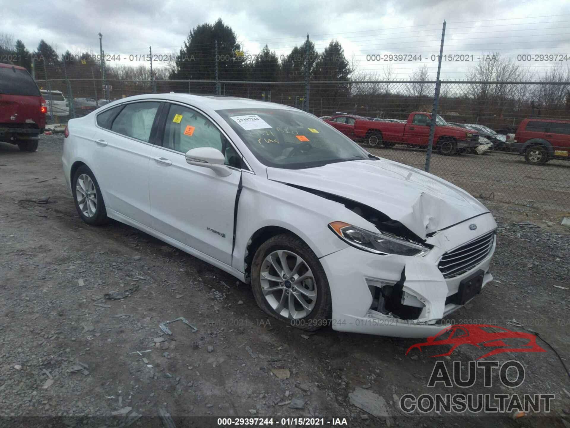 FORD FUSION HYBRID 2019 - 3FA6P0MU4KR192504