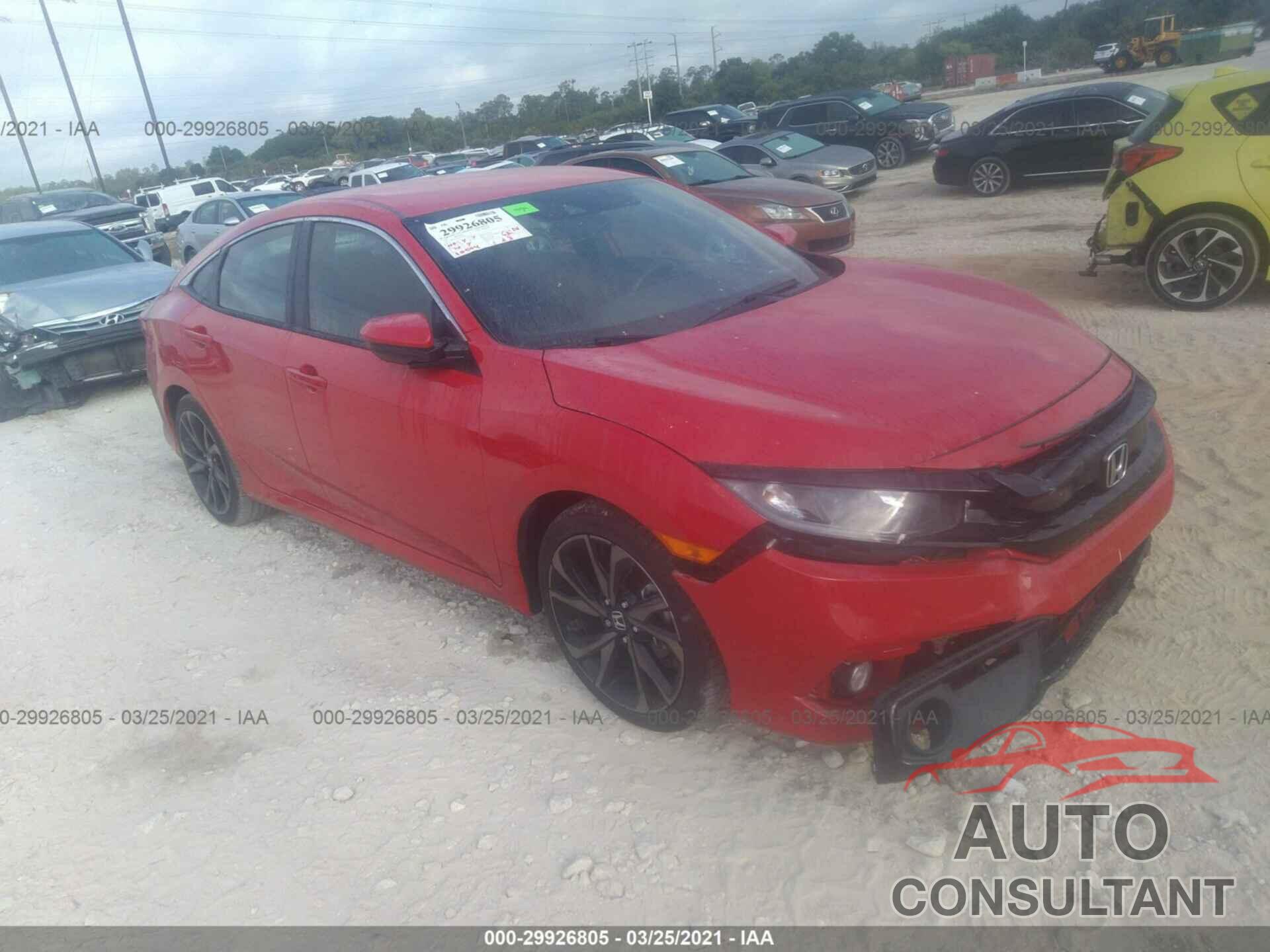 HONDA CIVIC SEDAN 2020 - 2HGFC2F82LH589824