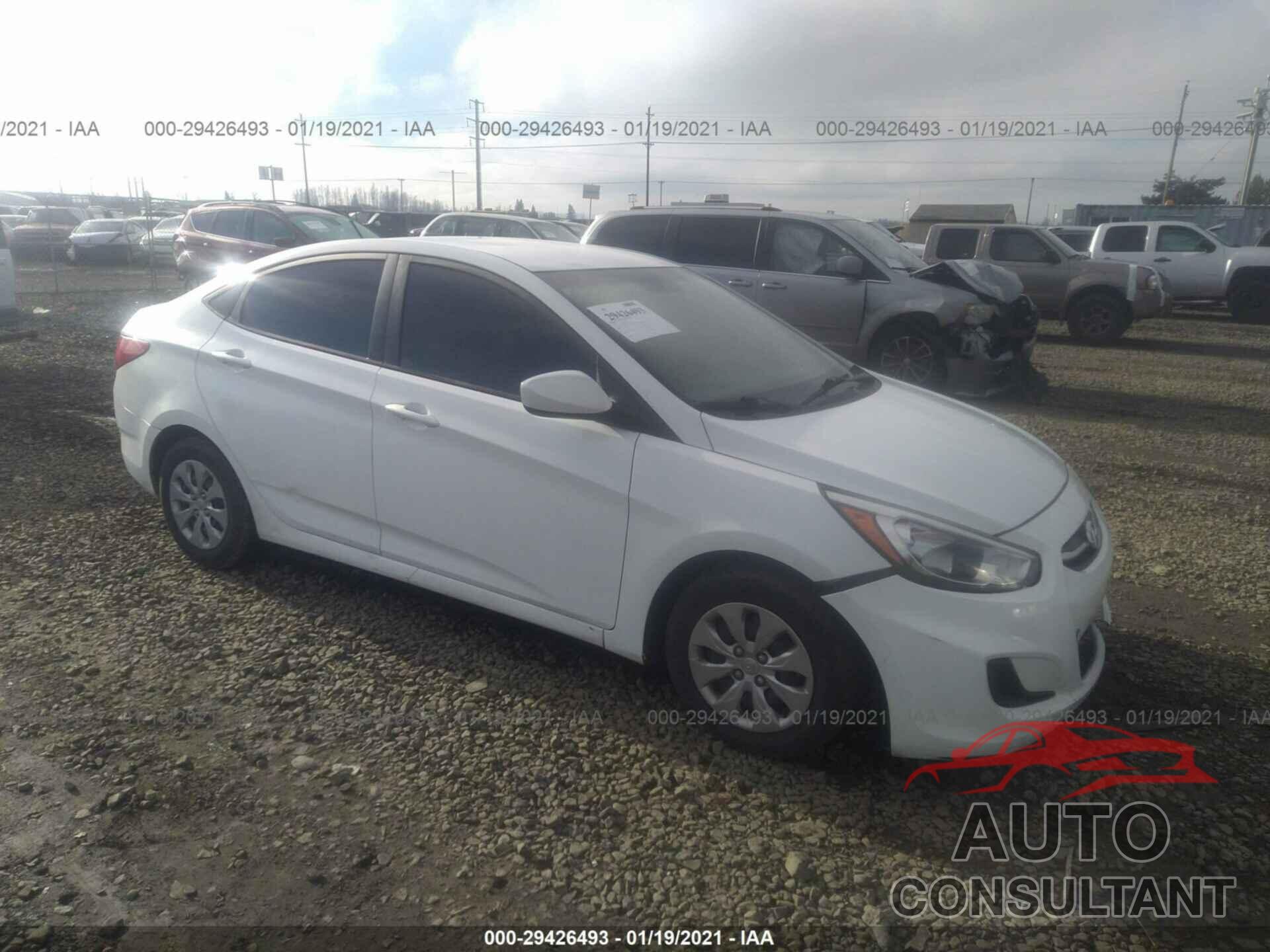 HYUNDAI ACCENT 2016 - KMHCT4AE4GU102812