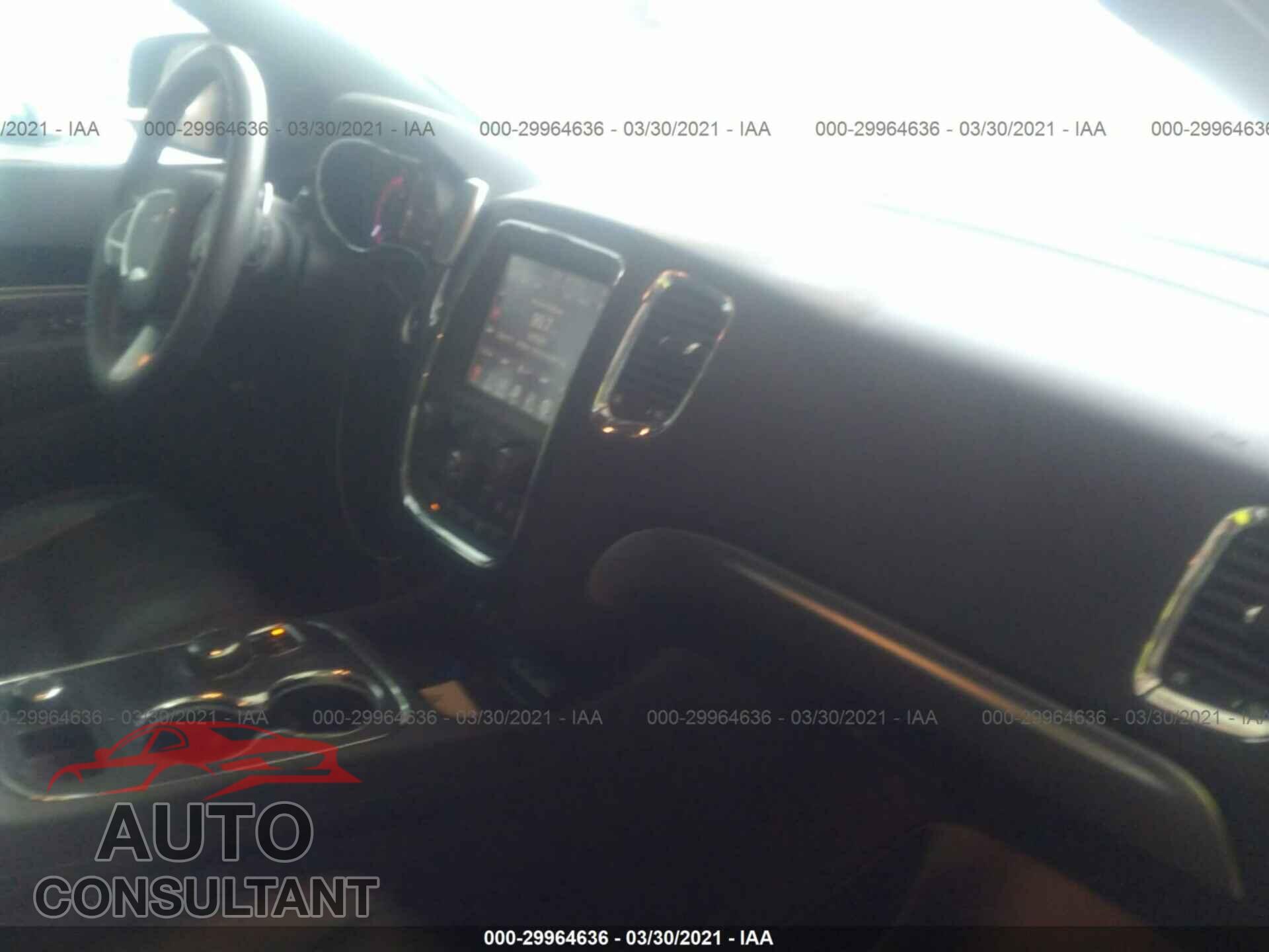DODGE DURANGO 2017 - 1C4SDJCTXHC619269
