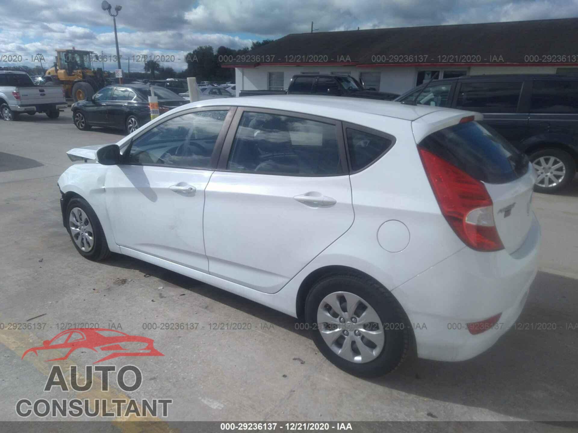 HYUNDAI ACCENT 2017 - KMHCT5AE8HU312496