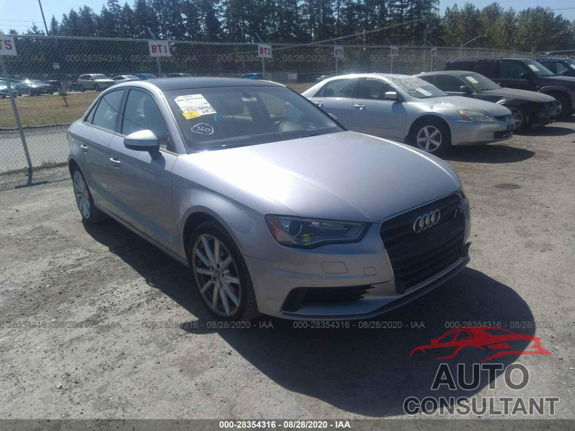 AUDI A3 2016 - WAUA7GFF5G1047160