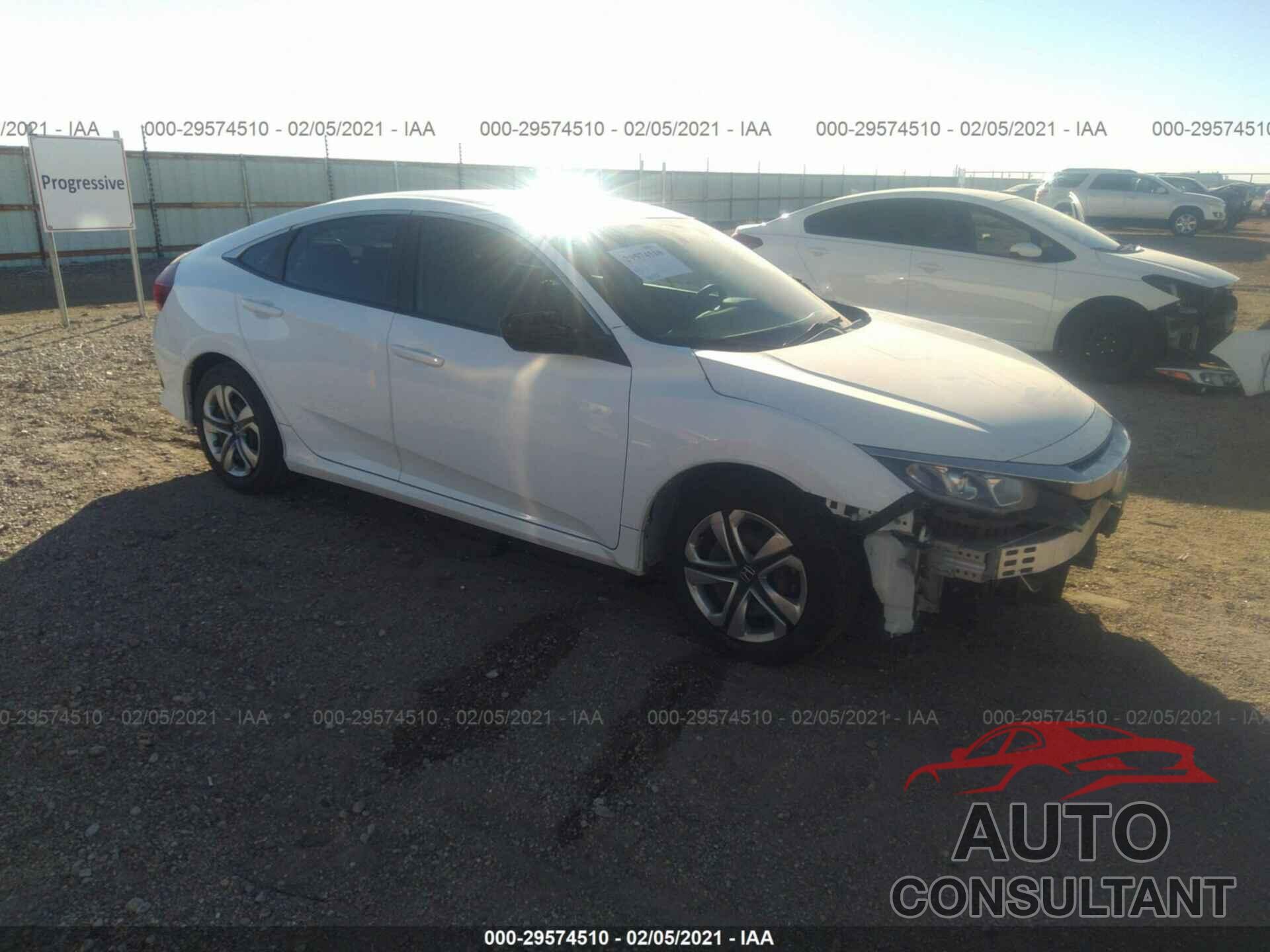 HONDA CIVIC SEDAN 2016 - 19XFC2F57GE058088