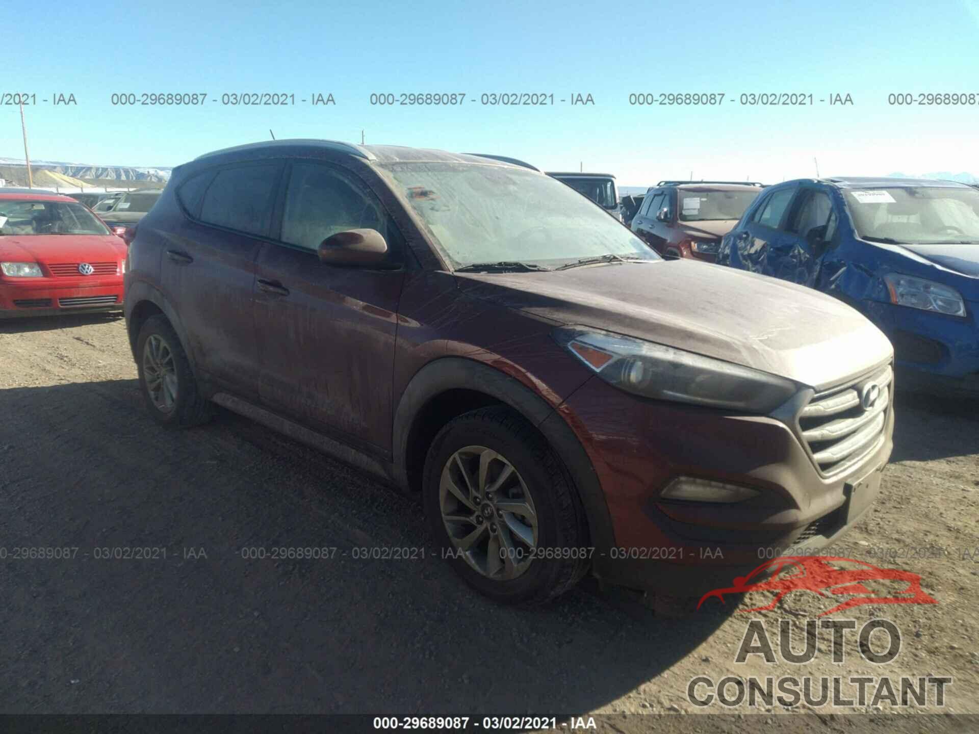 HYUNDAI TUCSON 2017 - KM8J3CA49HU390028