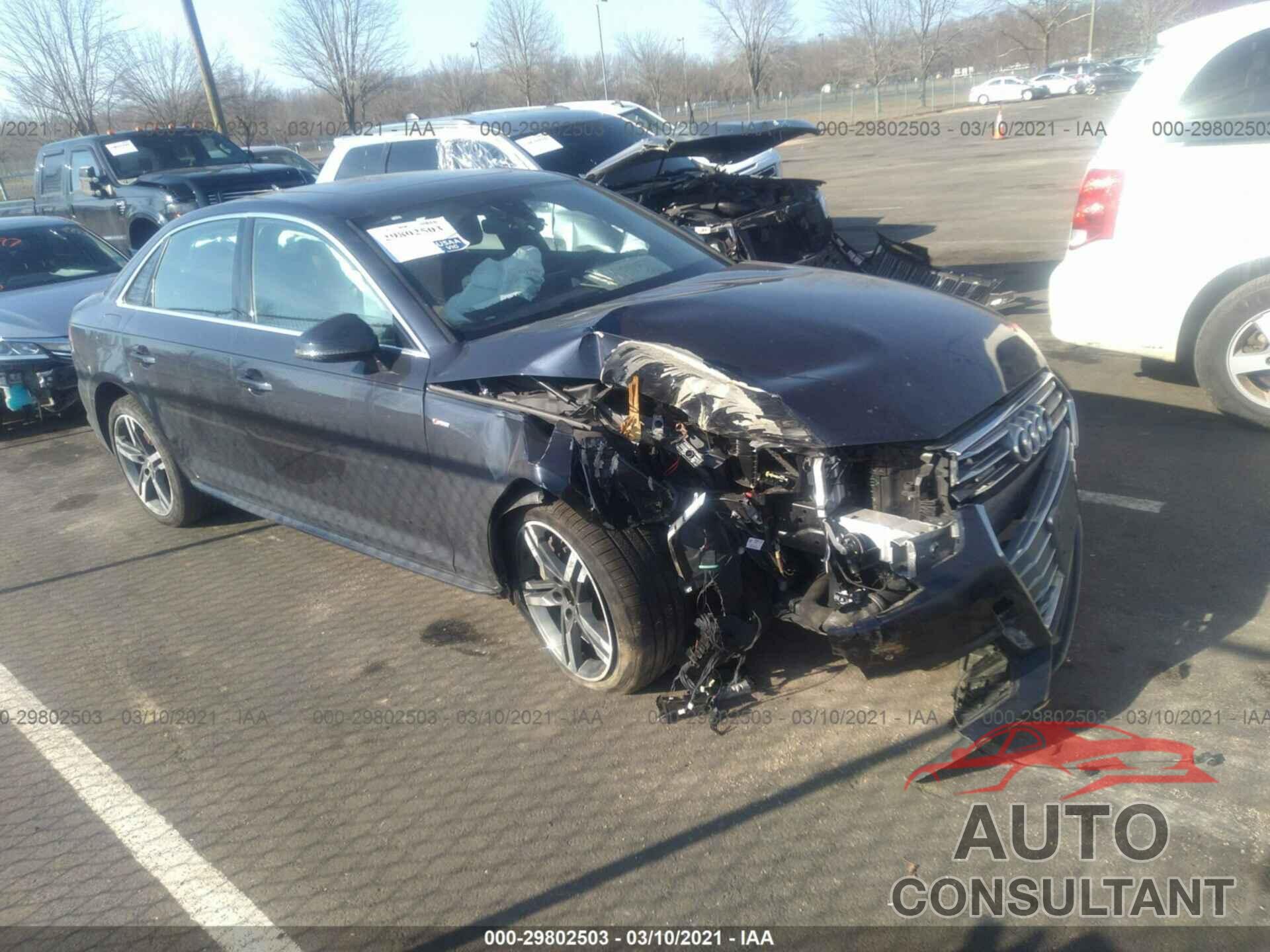 AUDI A4 2017 - WAUENAF44HN044442