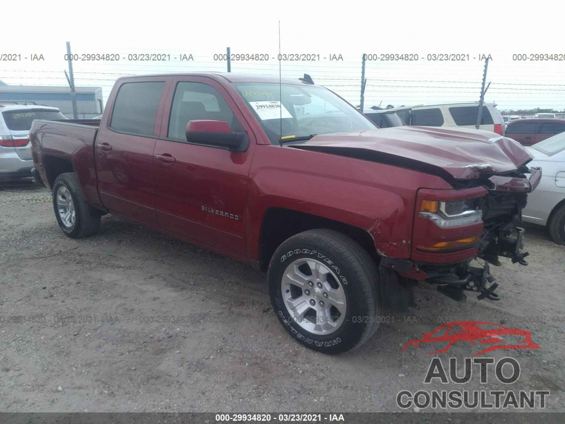 CHEVROLET SILVERADO 1500 2018 - 3GCUKREC7JG573218