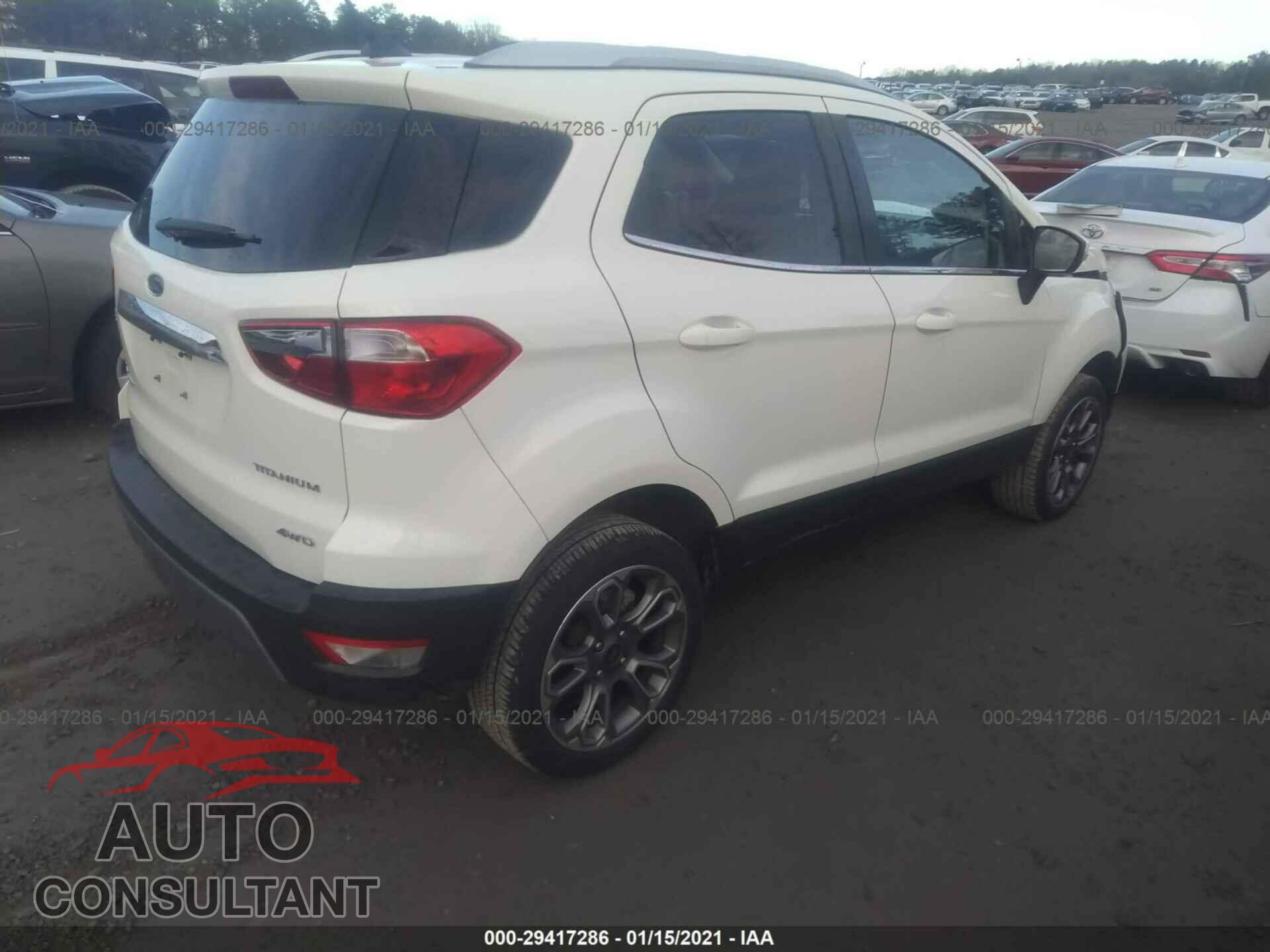 FORD ECOSPORT 2020 - MAJ6S3KL9LC329754