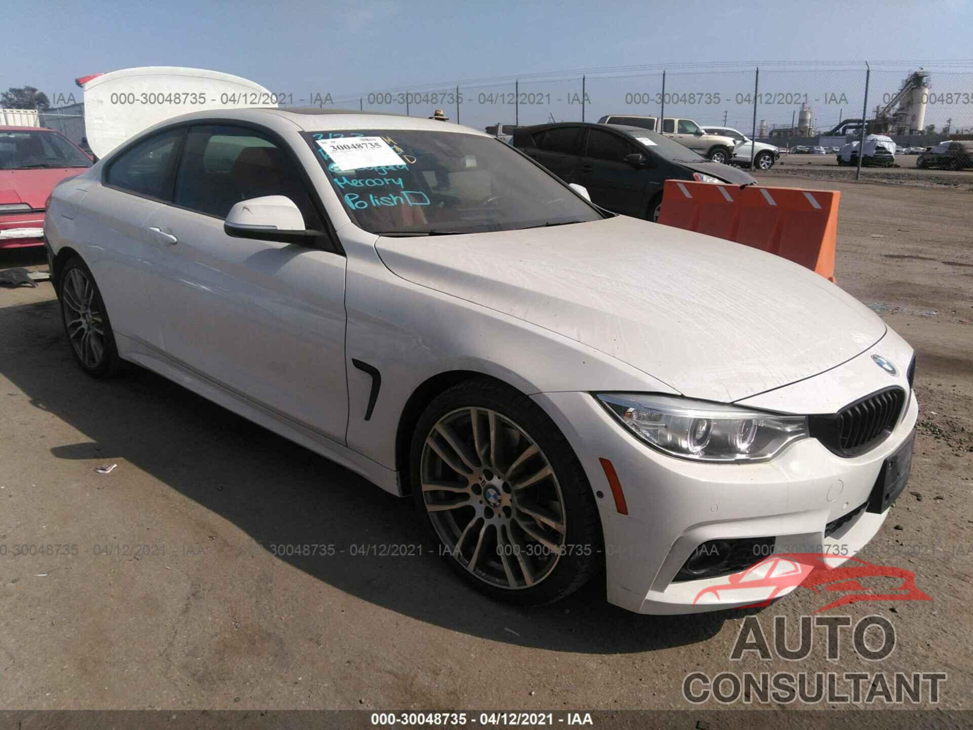 BMW 4 SERIES 2017 - WBA4R7C31HA078974