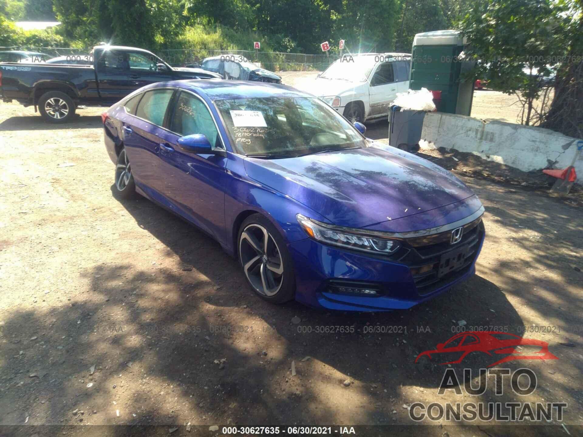 HONDA ACCORD SEDAN 2018 - 1HGCV1F36JA086062