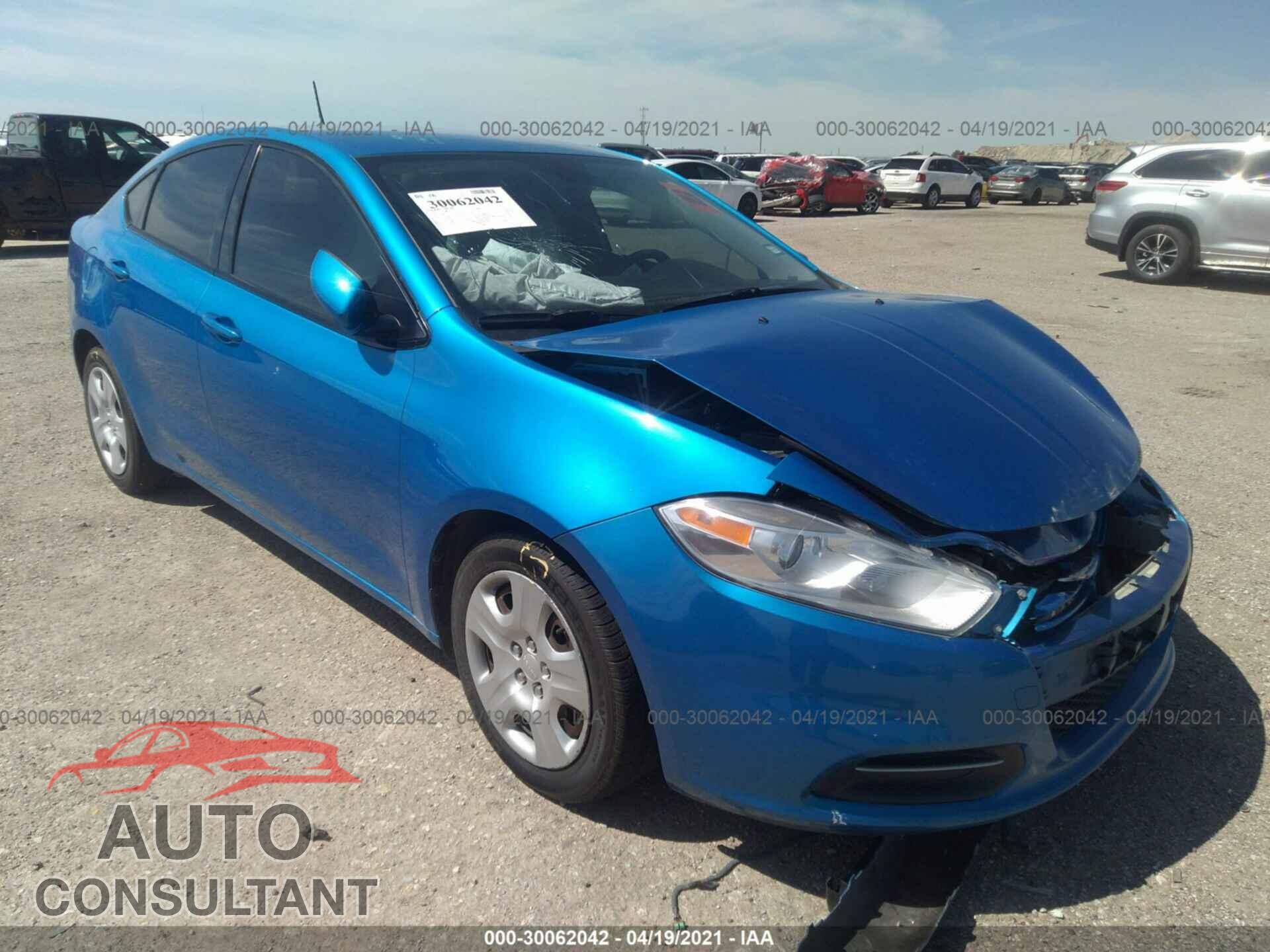 DODGE DART 2016 - 1C3CDFAA7GD531540