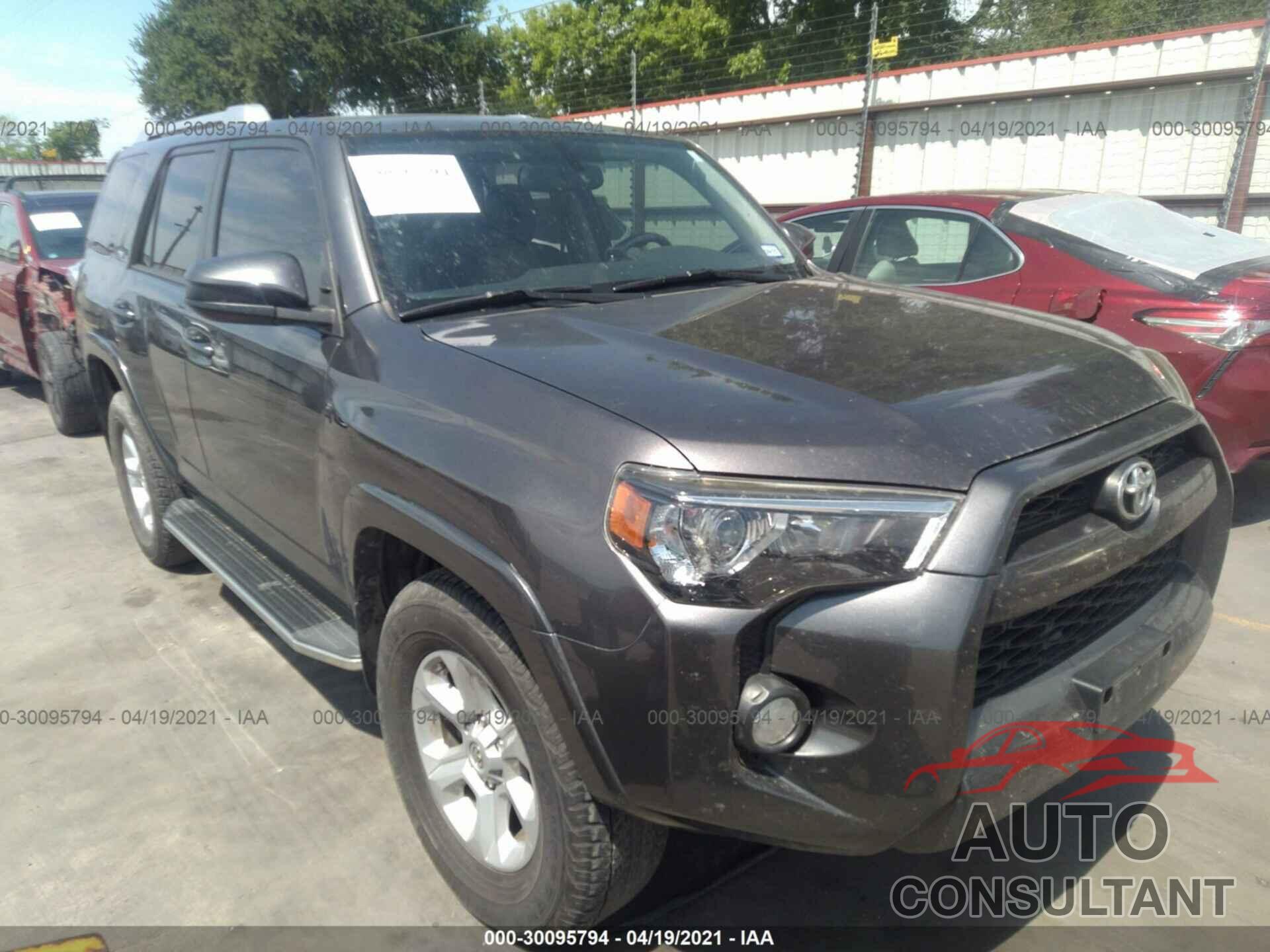 TOYOTA 4RUNNER 2016 - JTEZU5JR9G5126601