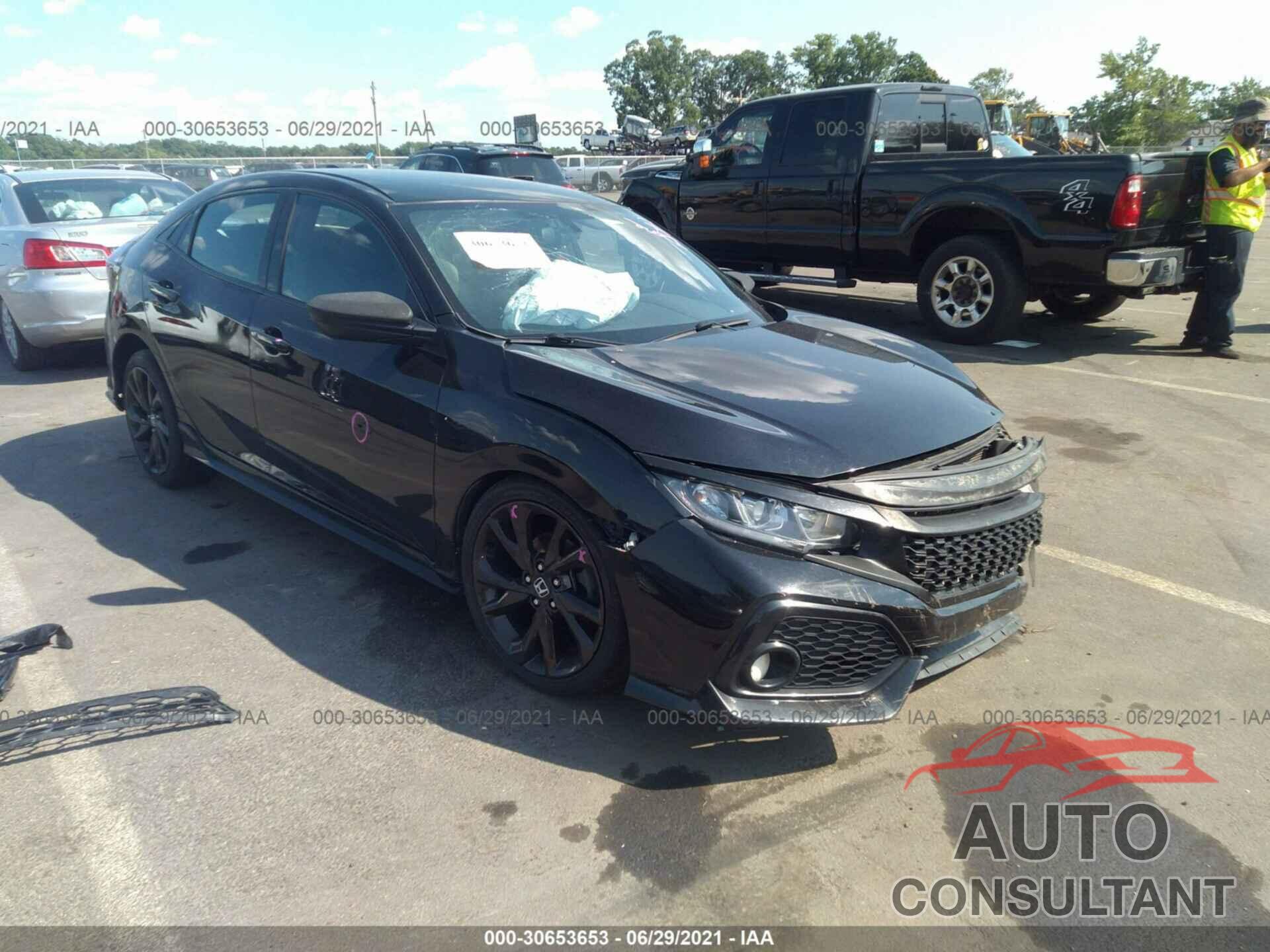 HONDA CIVIC HATCHBACK 2017 - SHHFK7H40HU404609