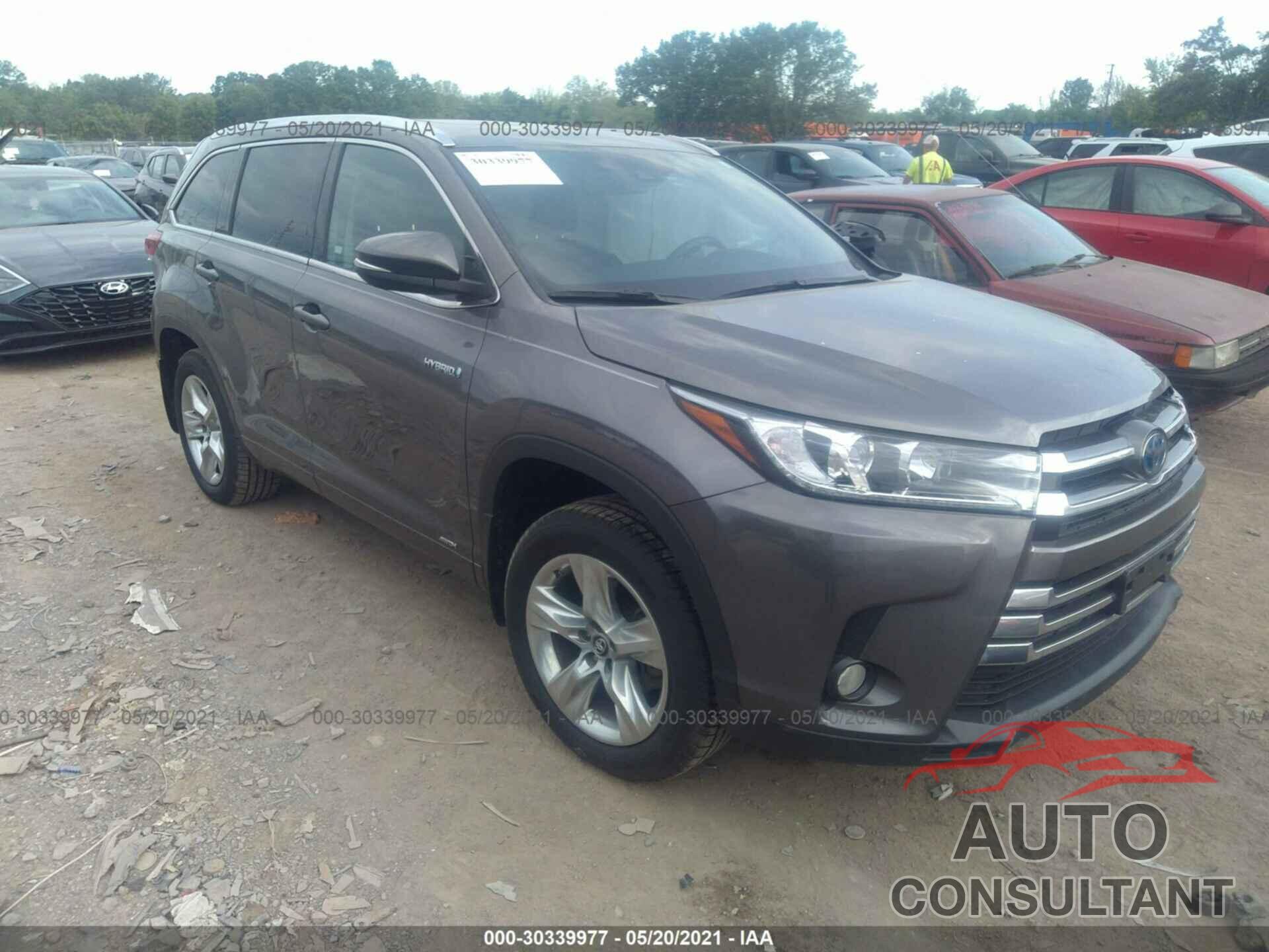 TOYOTA HIGHLANDER 2017 - 5TDDGRFH3HS033632