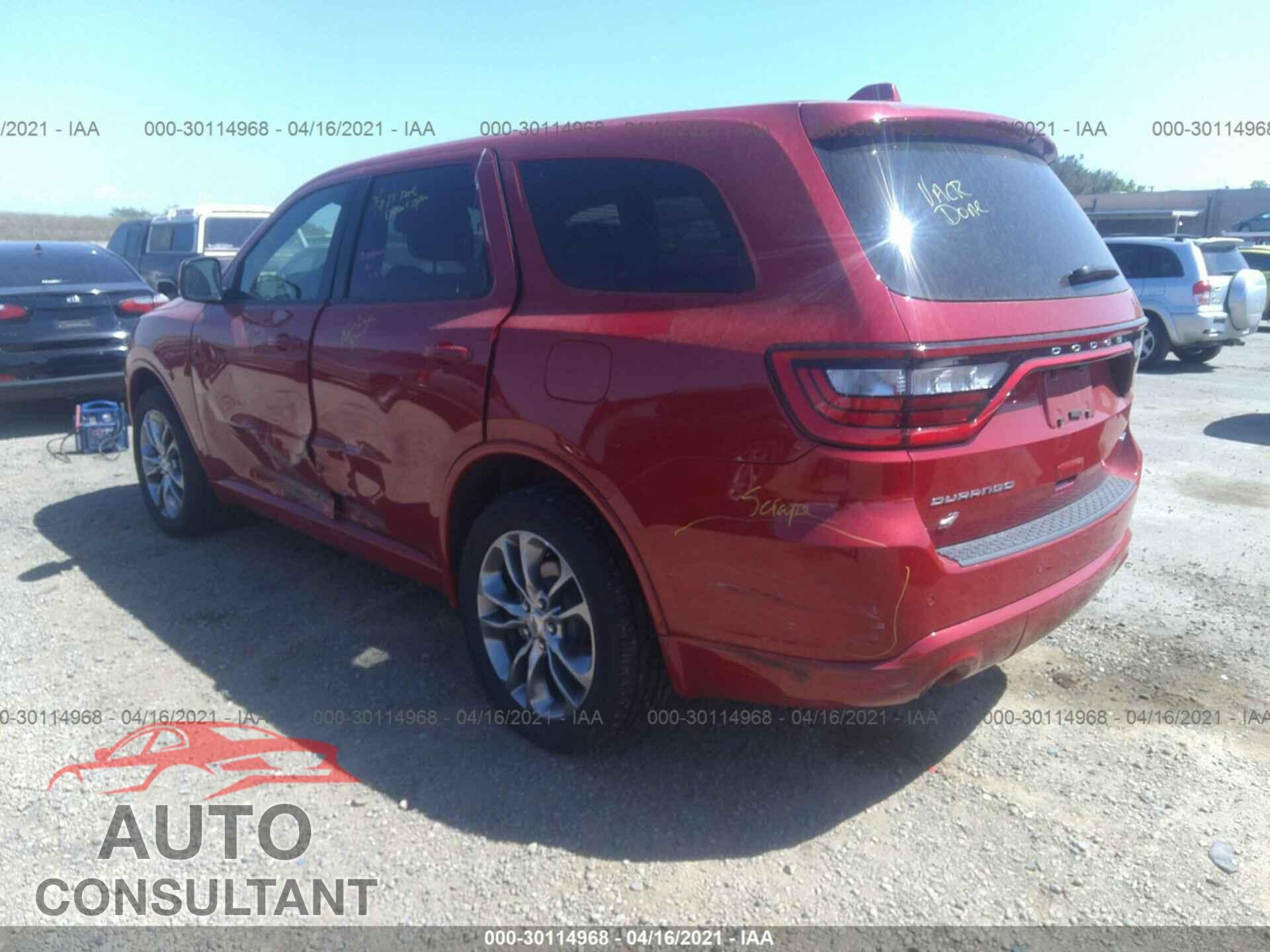 DODGE DURANGO 2020 - 1C4RDJDG3LC260422