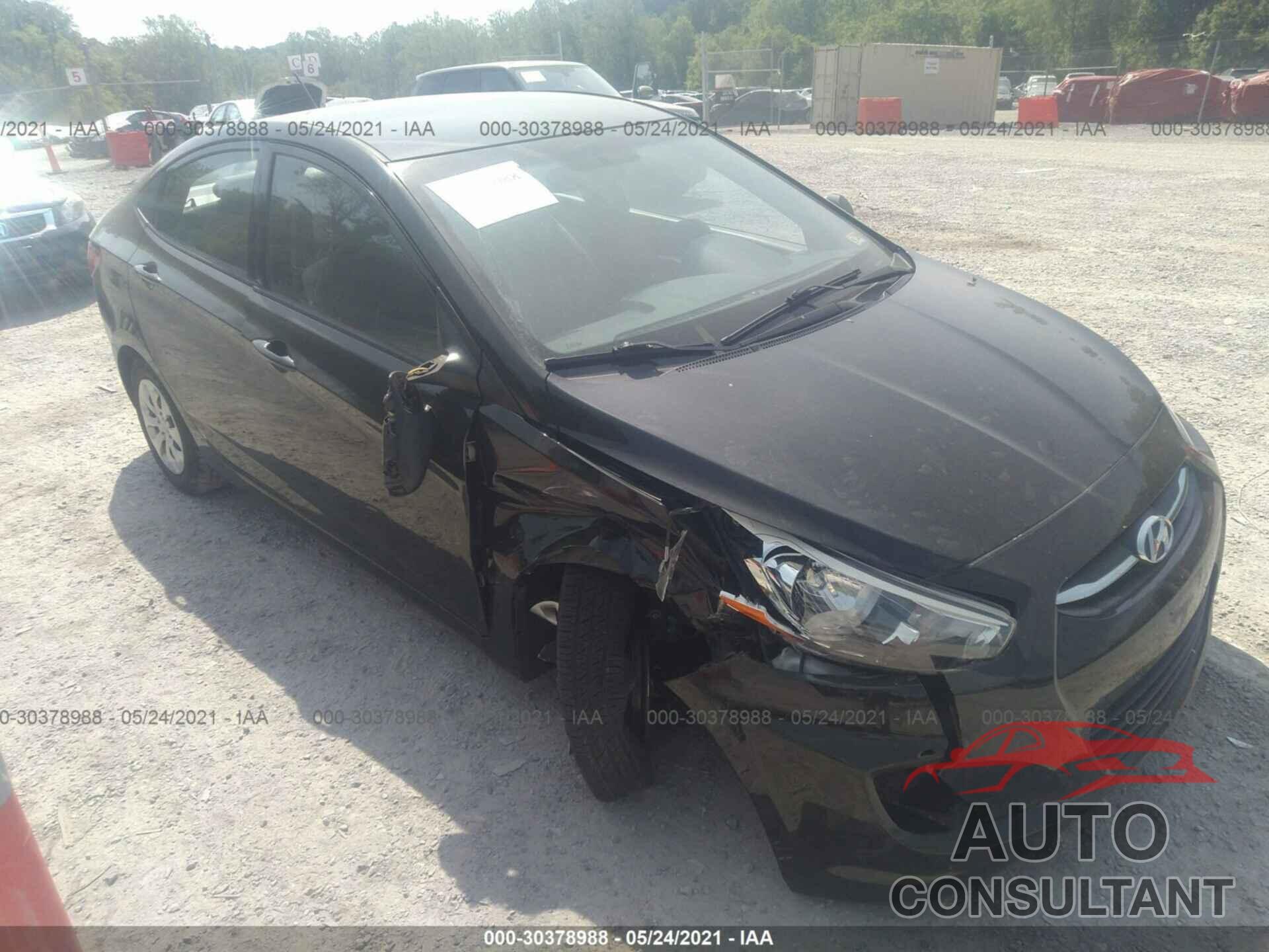 HYUNDAI ACCENT 2016 - KMHCT4AE1GU128266