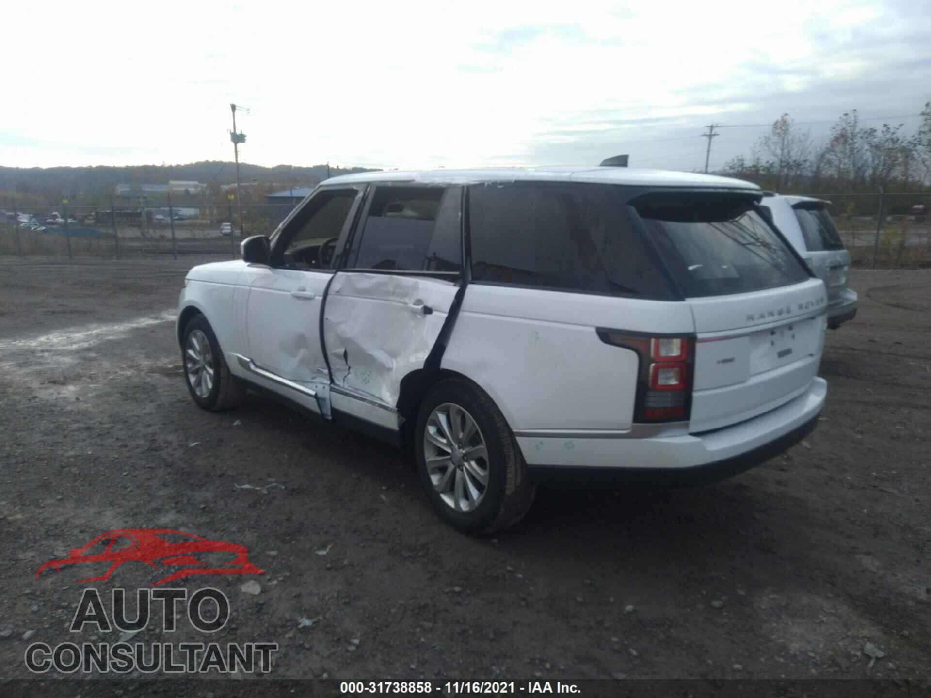 LAND ROVER RANGE ROVER 2017 - SALGS2FV4HA374424