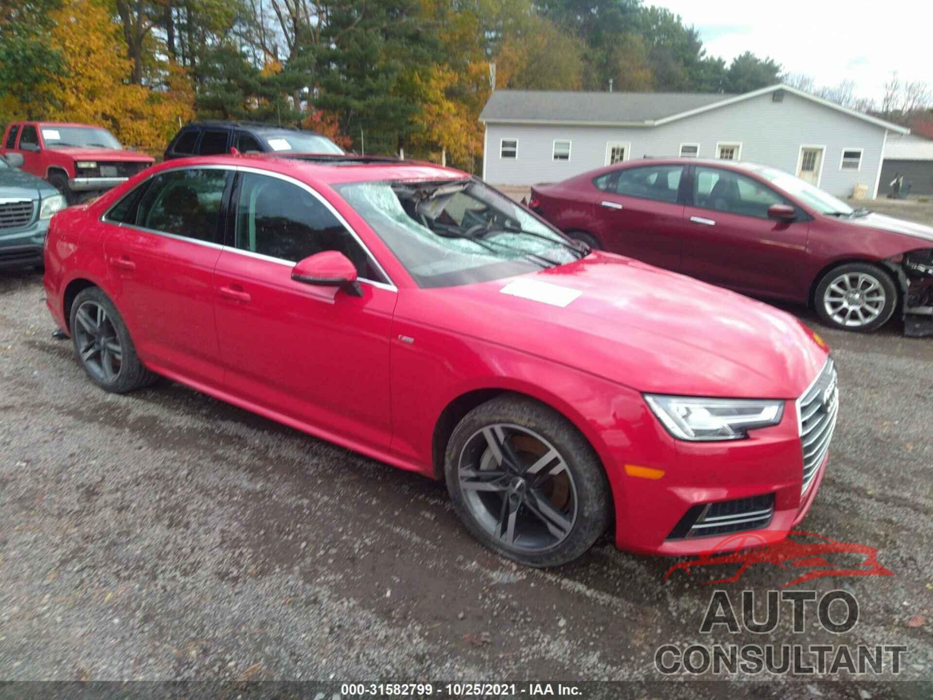 AUDI A4 2017 - WAUENAF42HN013576