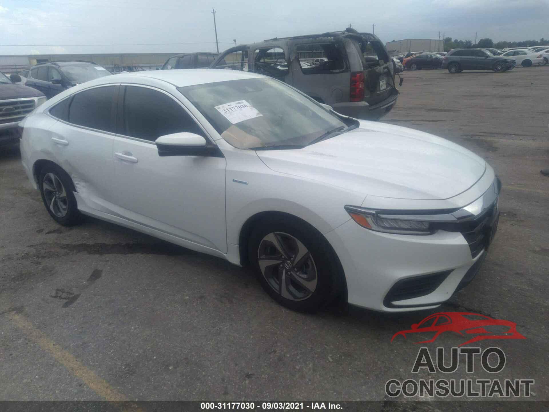 HONDA INSIGHT 2019 - 19XZE4F52KE001423