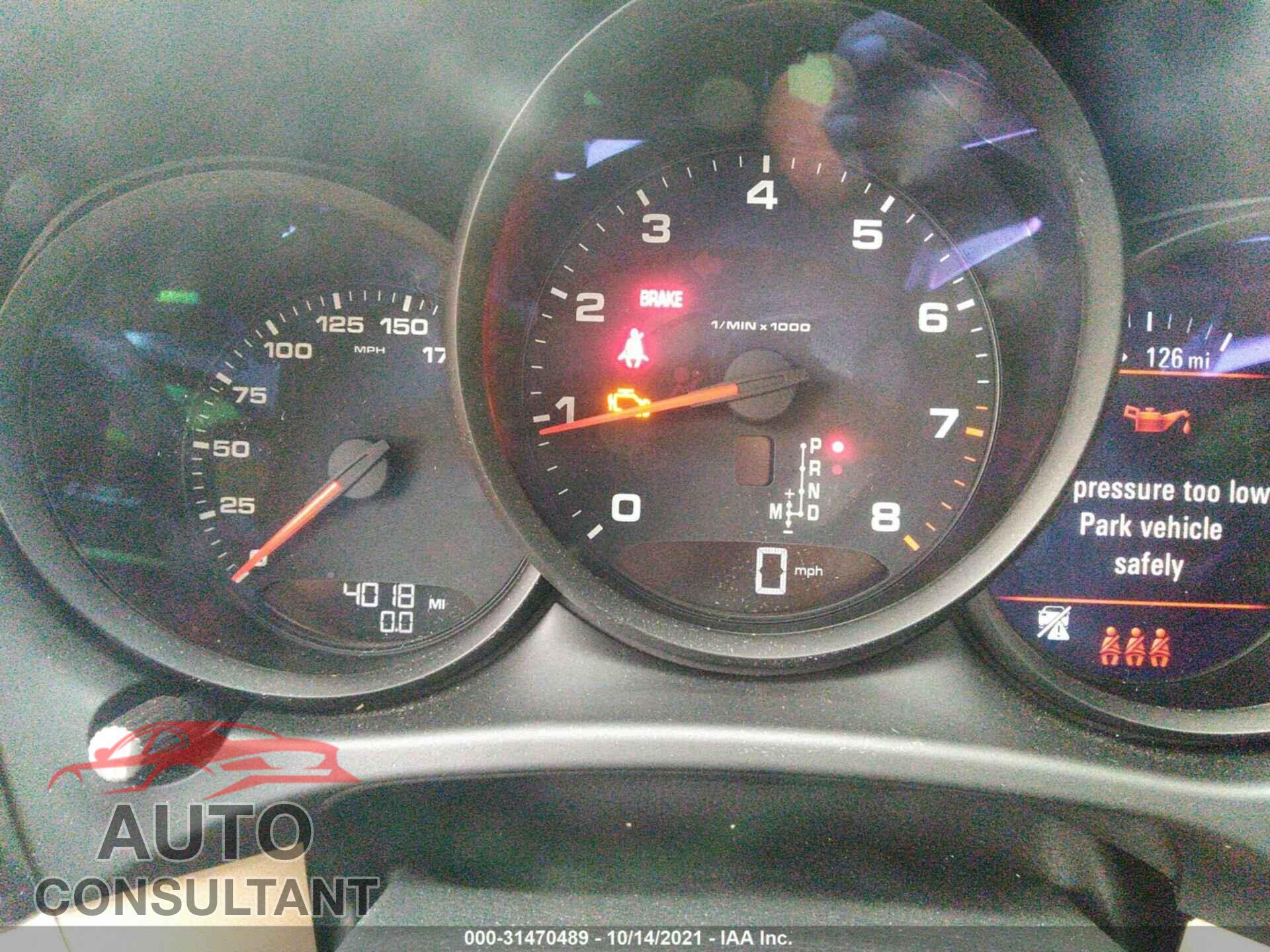 PORSCHE MACAN 2021 - WP1AA2A56MLB05412