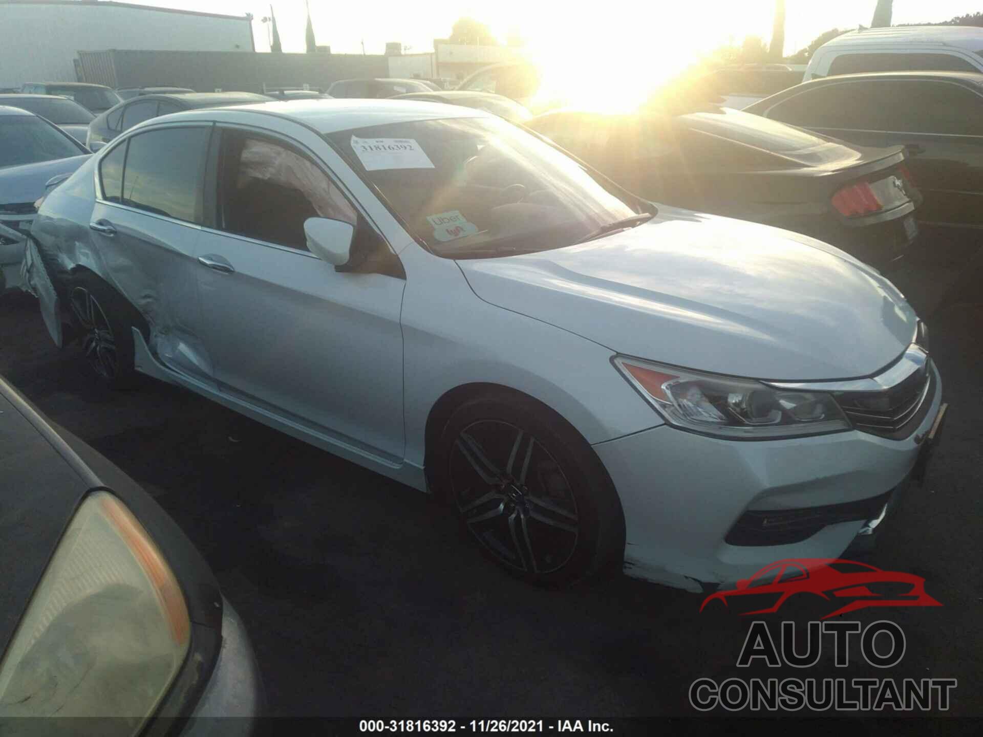 HONDA ACCORD SEDAN 2017 - 1HGCR2F17HA009705