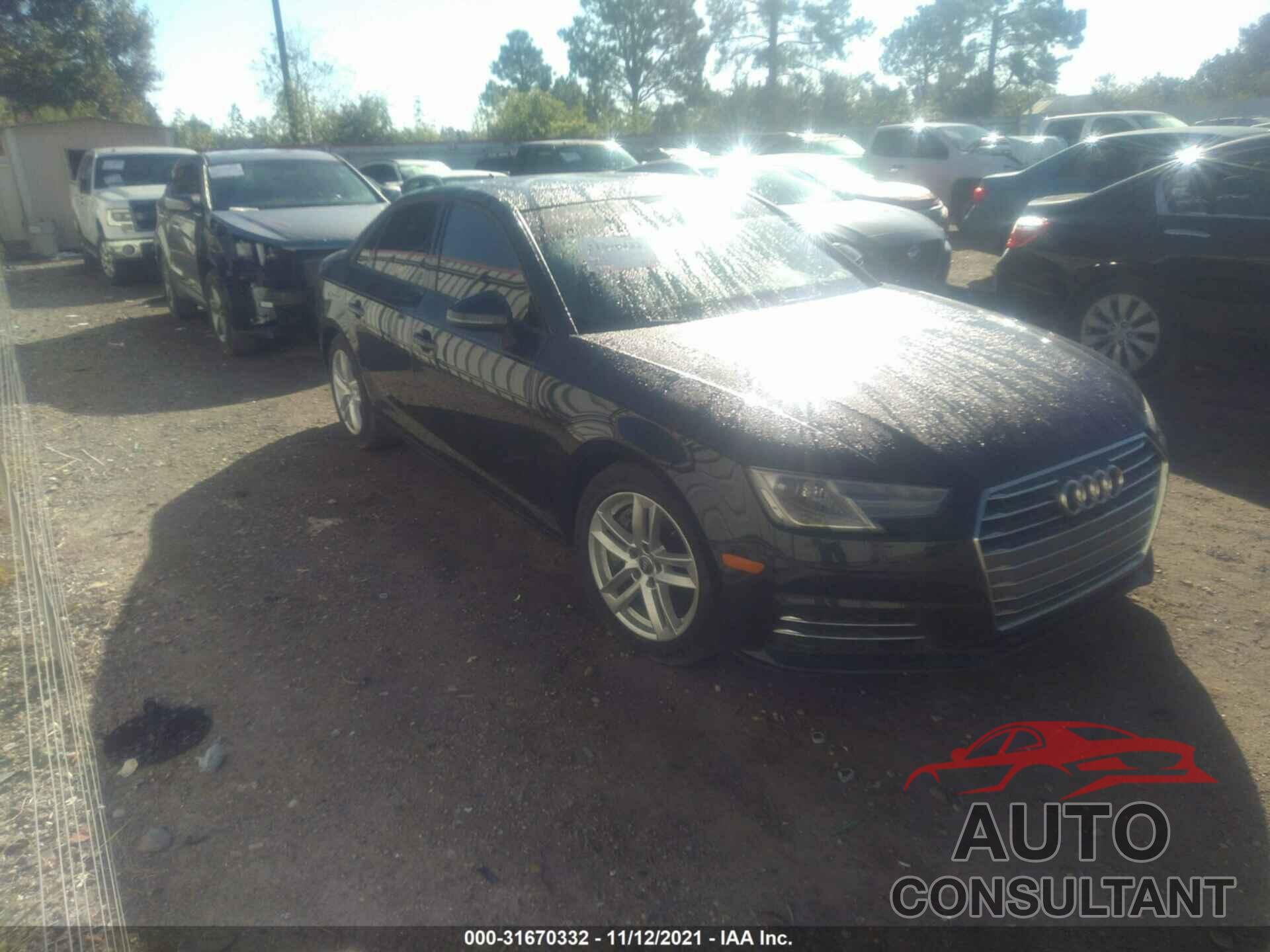 AUDI A4 2017 - WAUGNAF40HN021927