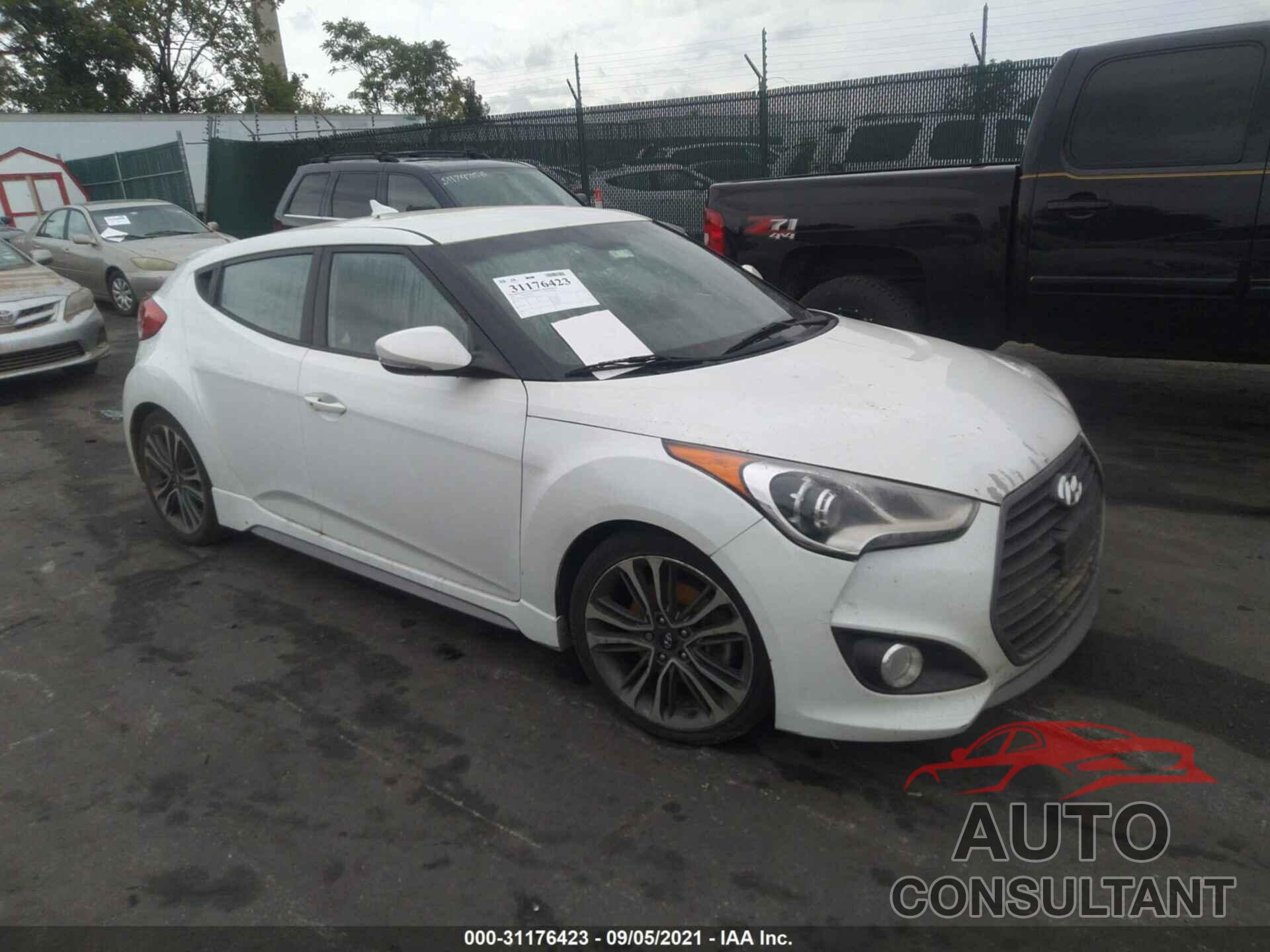 HYUNDAI VELOSTER 2017 - KMHTC6AE4HU308631