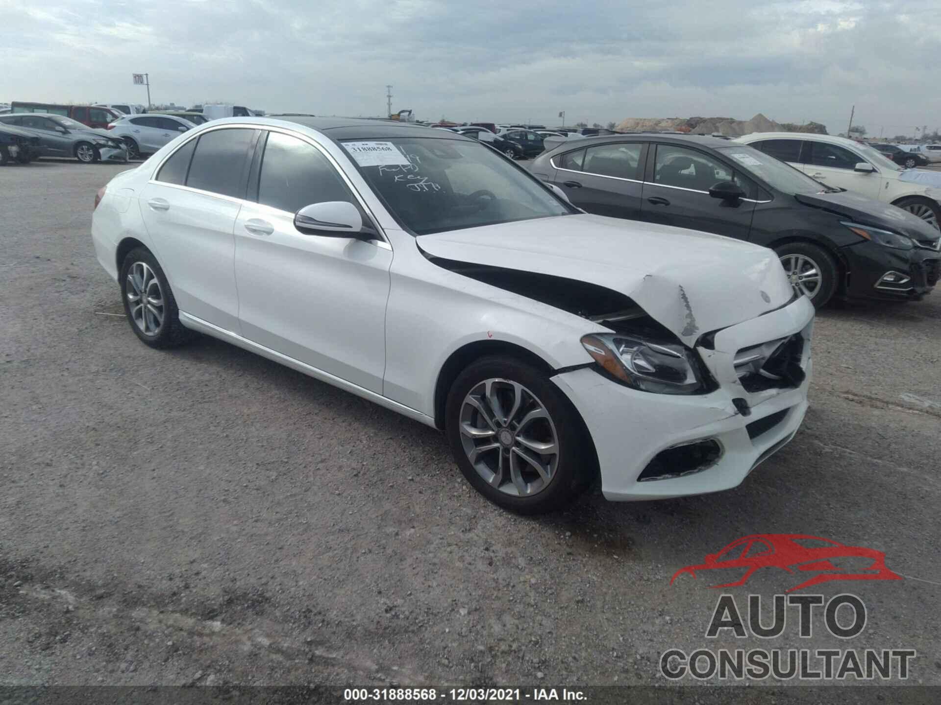 MERCEDES-BENZ C-CLASS 2016 - 55SWF4KB9GU137866