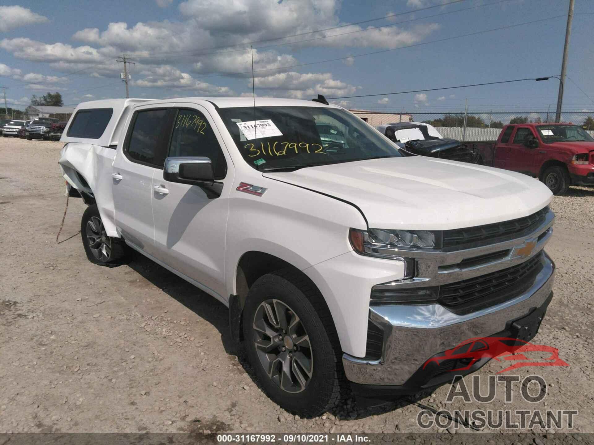 CHEVROLET SILVERADO 1500 2021 - 1GCUYDEDXMZ175726