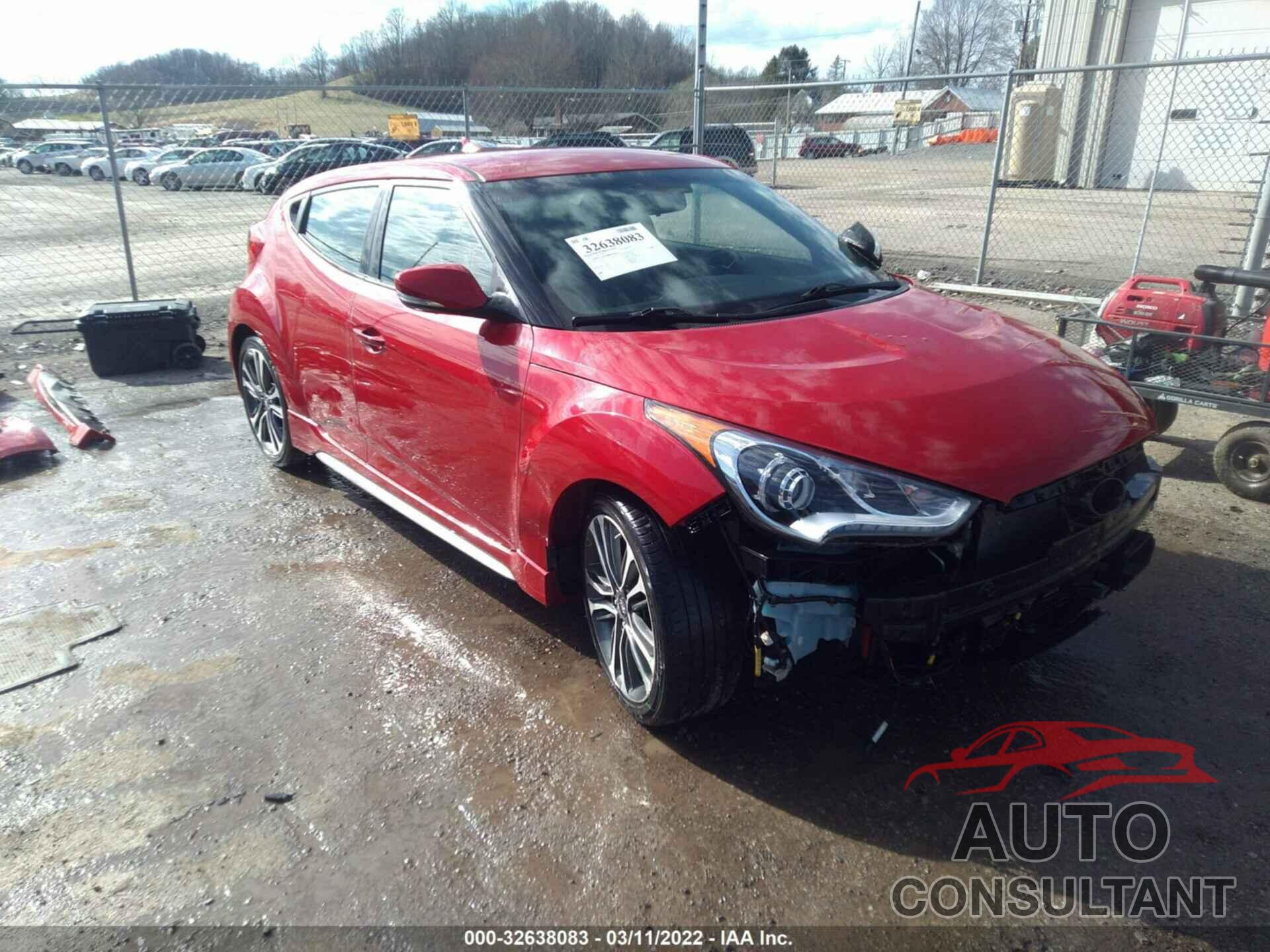 HYUNDAI VELOSTER 2017 - KMHTC6AE8HU308731