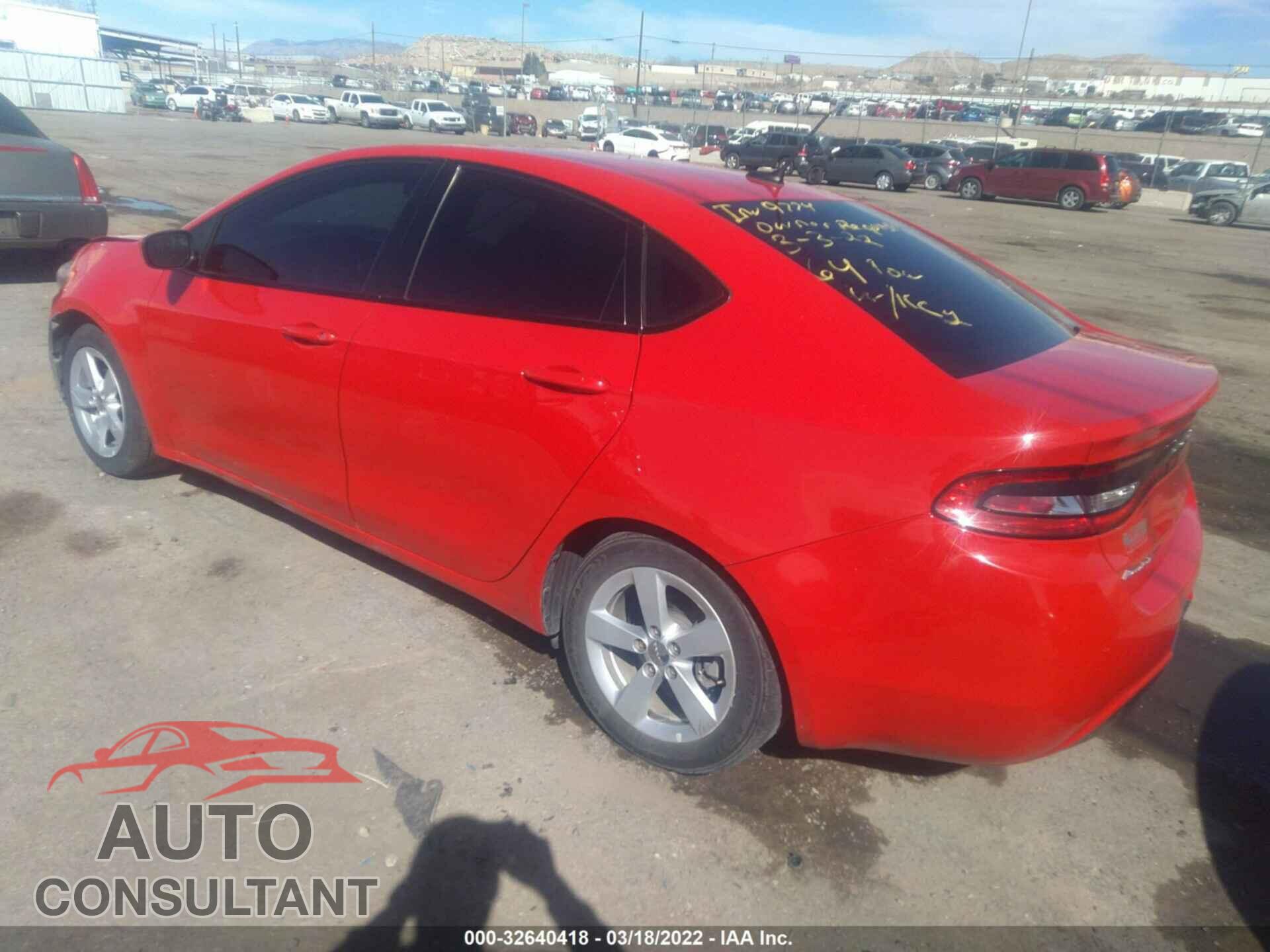 DODGE DART 2016 - 1C3CDFBB1GD635254
