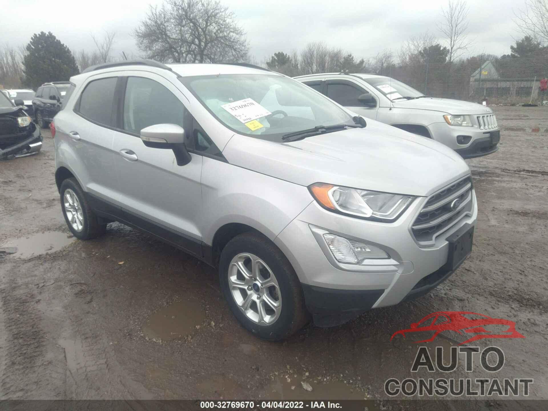 FORD ECOSPORT 2018 - MAJ6P1UL1JC226392