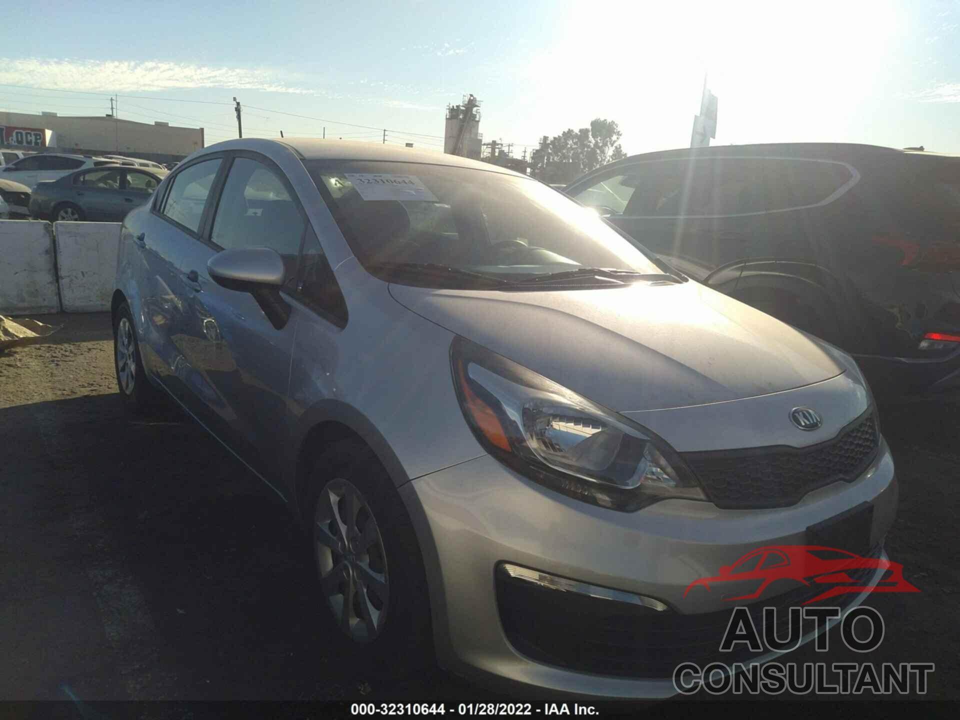 KIA RIO 2017 - KNADM4A31H6119073
