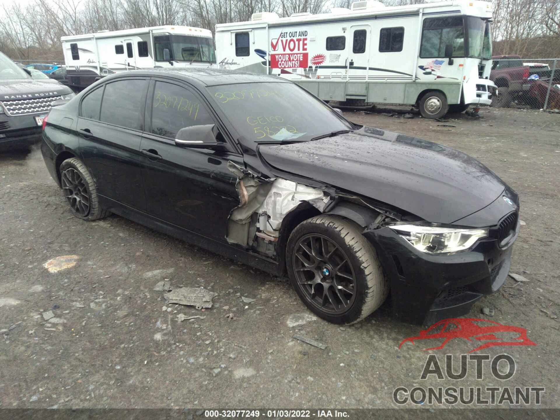 BMW 3 SERIES 2016 - WBA8B7G52GNT14606