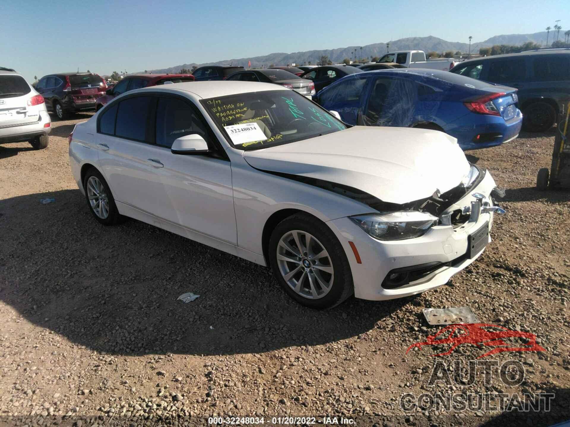 BMW 3 SERIES 2017 - WBA8A9C34HK864685