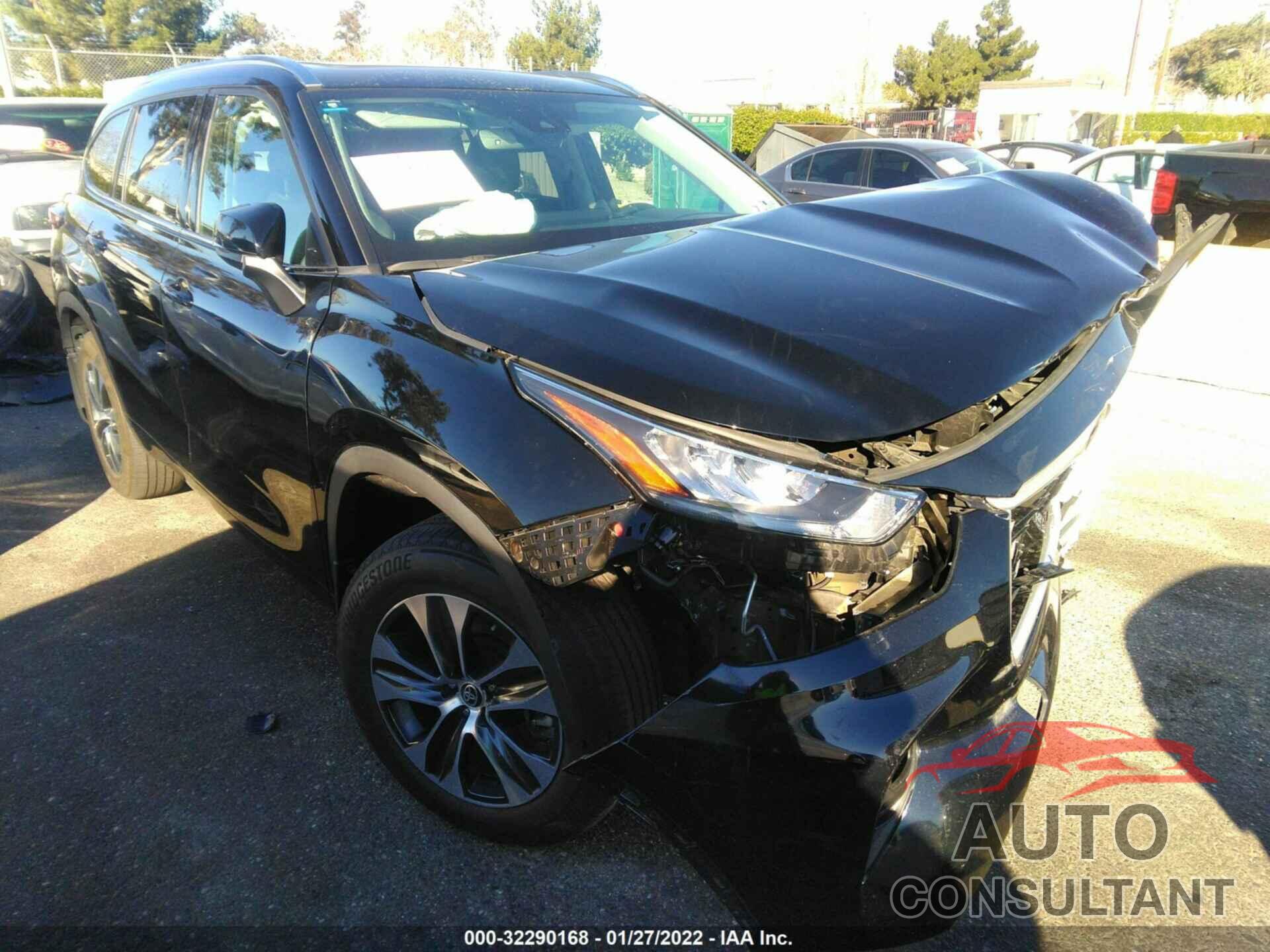 TOYOTA HIGHLANDER 2020 - 5TDGZRBH2LS035152