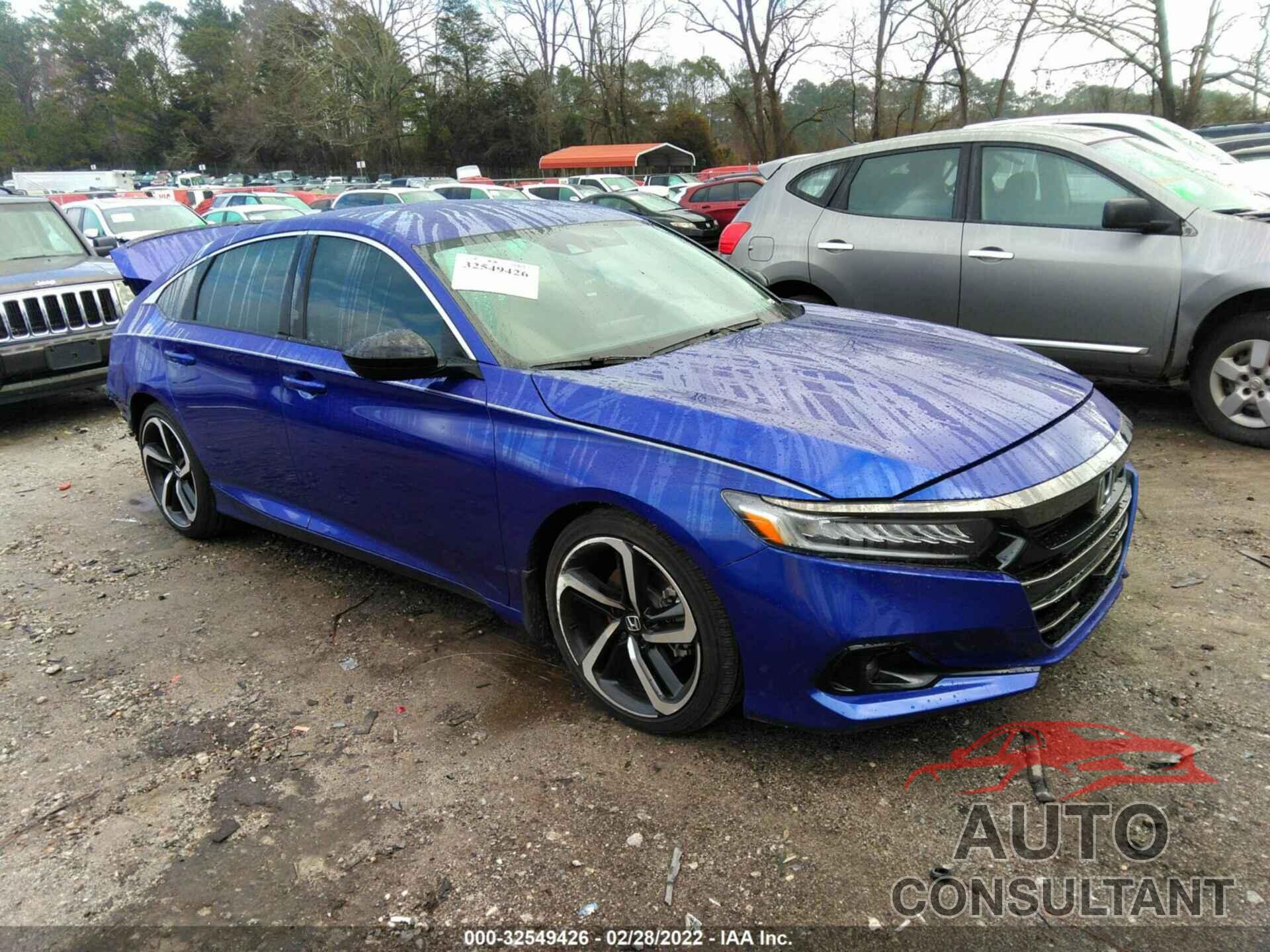 HONDA ACCORD SEDAN 2021 - 1HGCV1F48MA068918