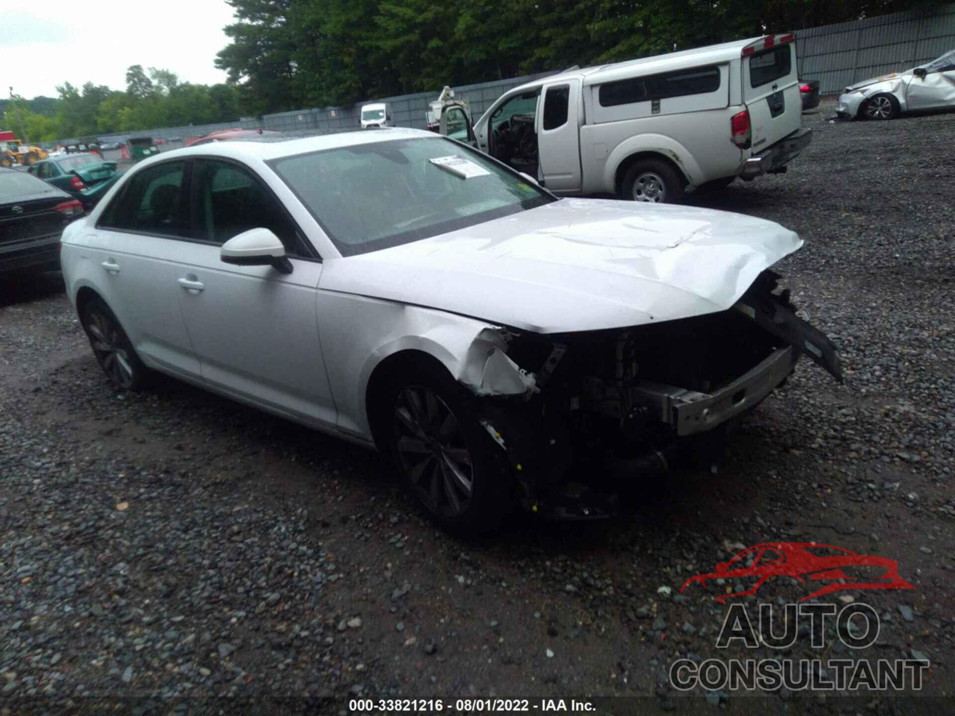 AUDI A4 2017 - WAUANAF48HN007392