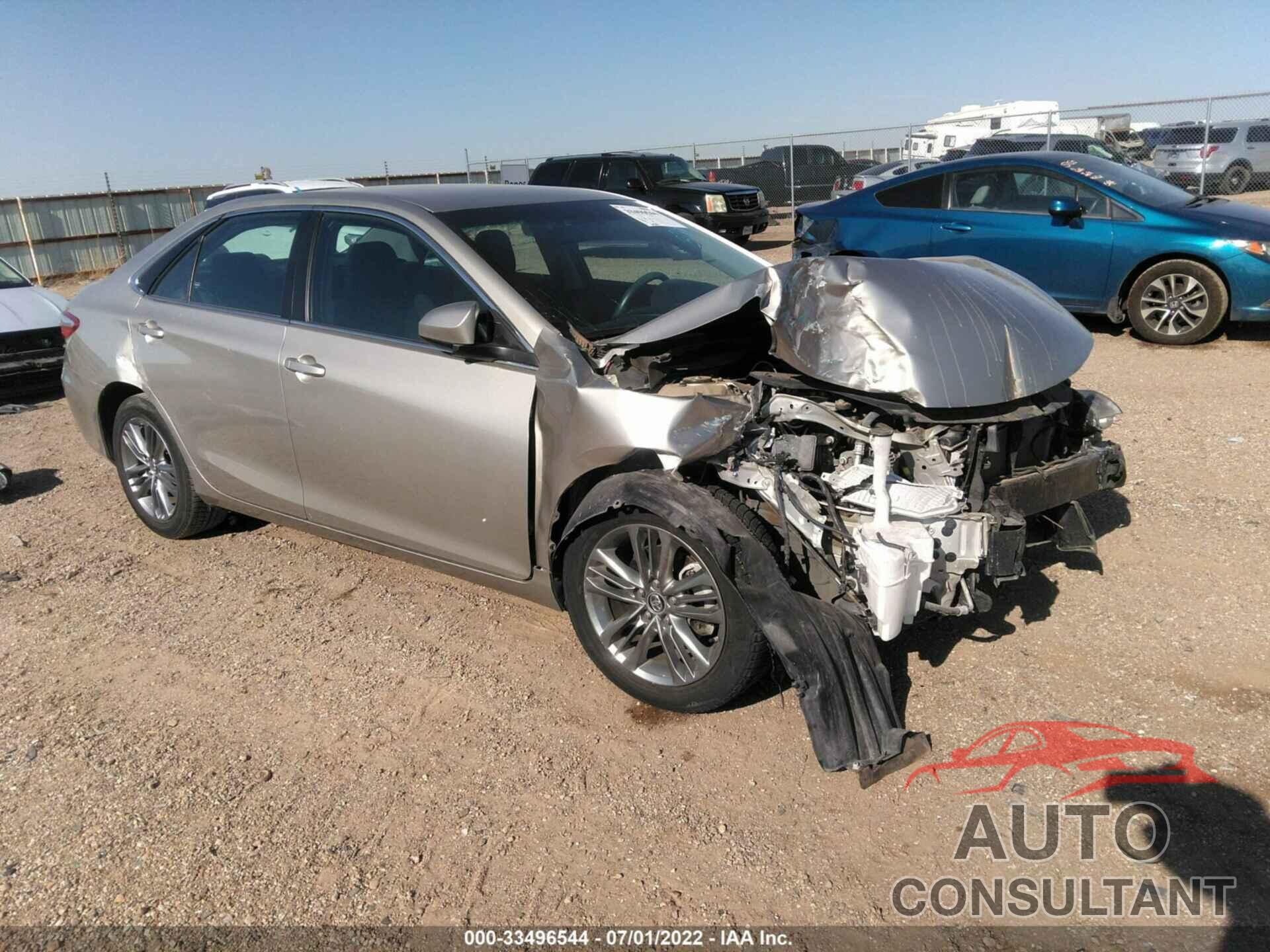 TOYOTA CAMRY 2017 - 4T1BF1FK6HU333714