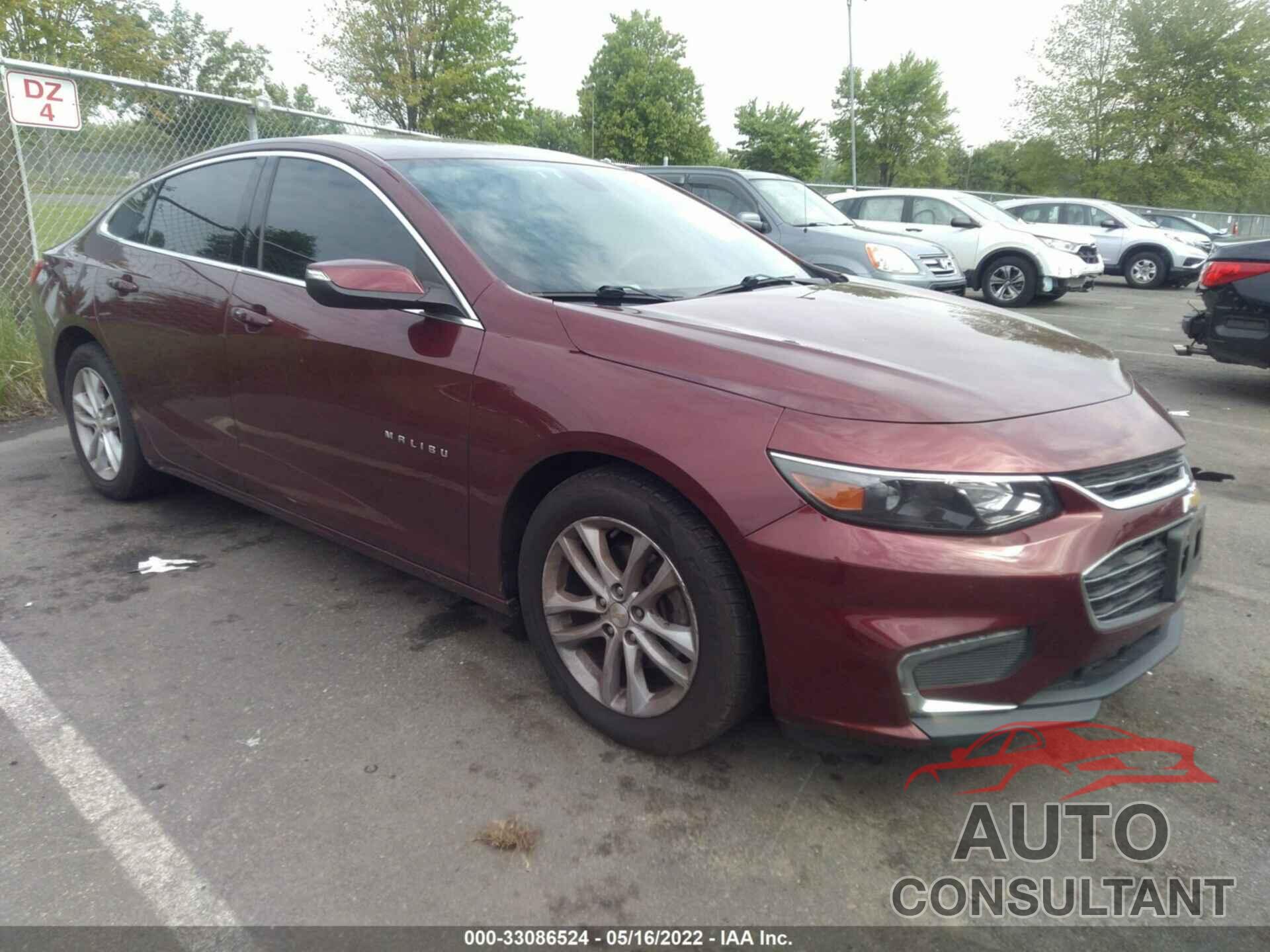 CHEVROLET MALIBU 2016 - 1G1ZE5ST2GF318358